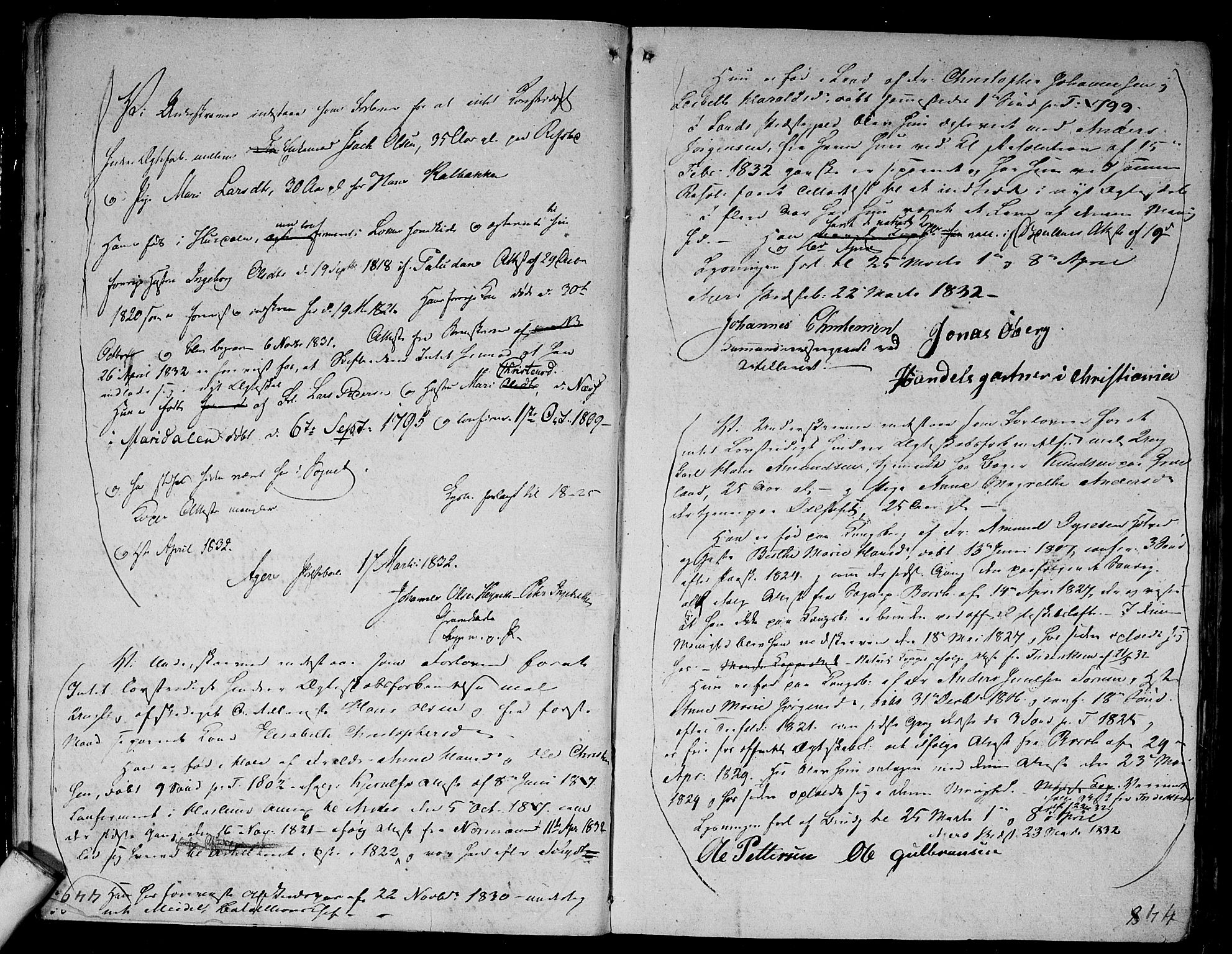 Aker prestekontor kirkebøker, AV/SAO-A-10861/F/L0014b: Ministerialbok nr. 14B, 1820-1834
