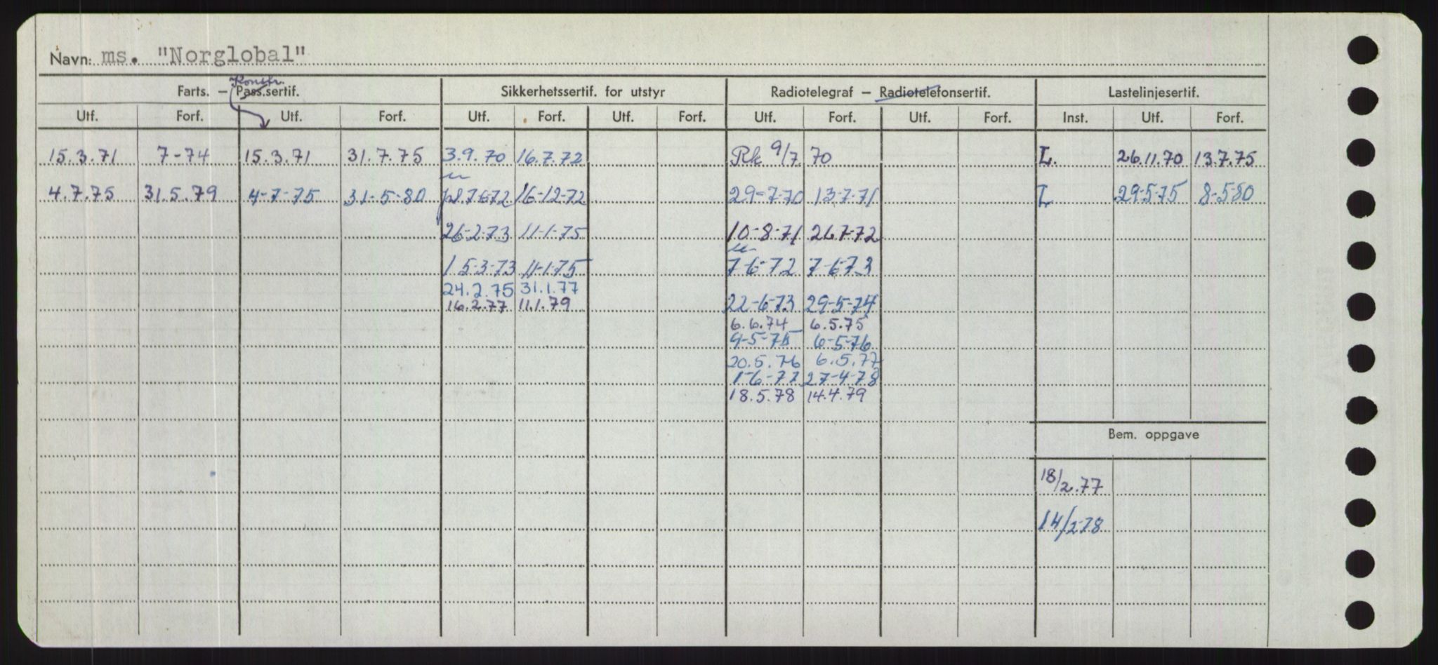 Sjøfartsdirektoratet med forløpere, Skipsmålingen, RA/S-1627/H/Hd/L0026: Fartøy, N-Norhol, s. 648