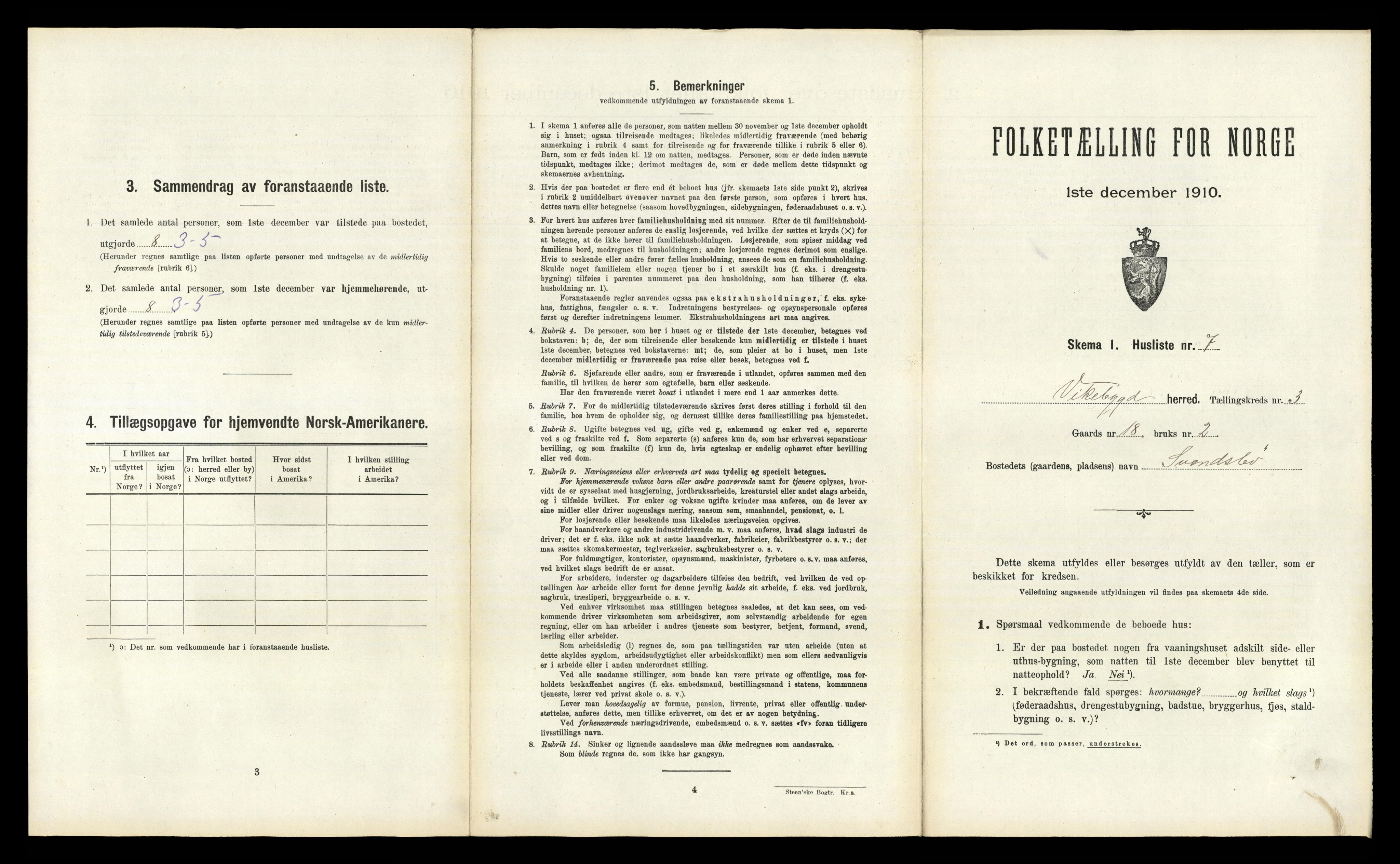 RA, Folketelling 1910 for 1215 Vikebygd herred, 1910, s. 239