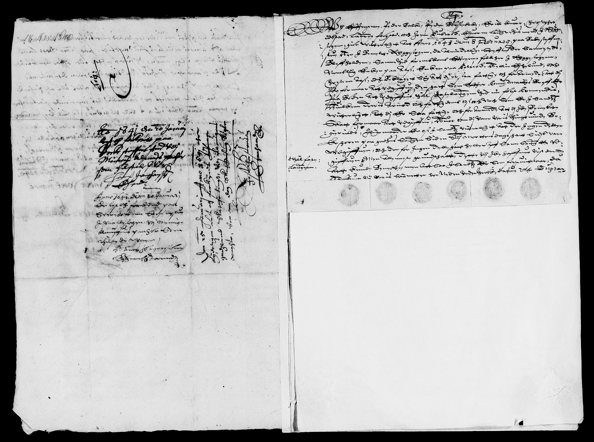 Rentekammeret inntil 1814, Reviderte regnskaper, Lensregnskaper, AV/RA-EA-5023/R/Rb/Rbg/L0005: Verne kloster len, 1639-1642