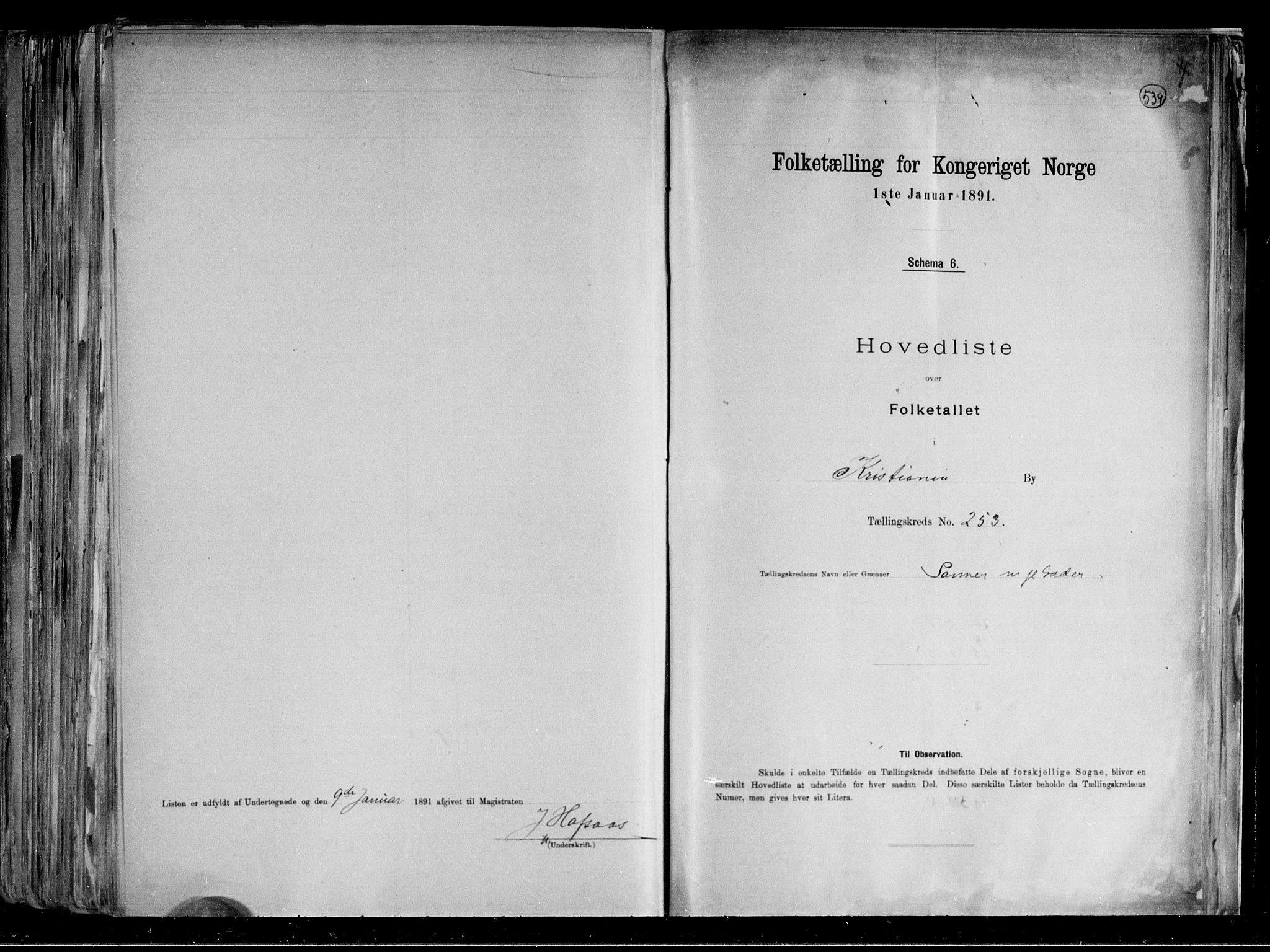 RA, Folketelling 1891 for 0301 Kristiania kjøpstad, 1891, s. 151051