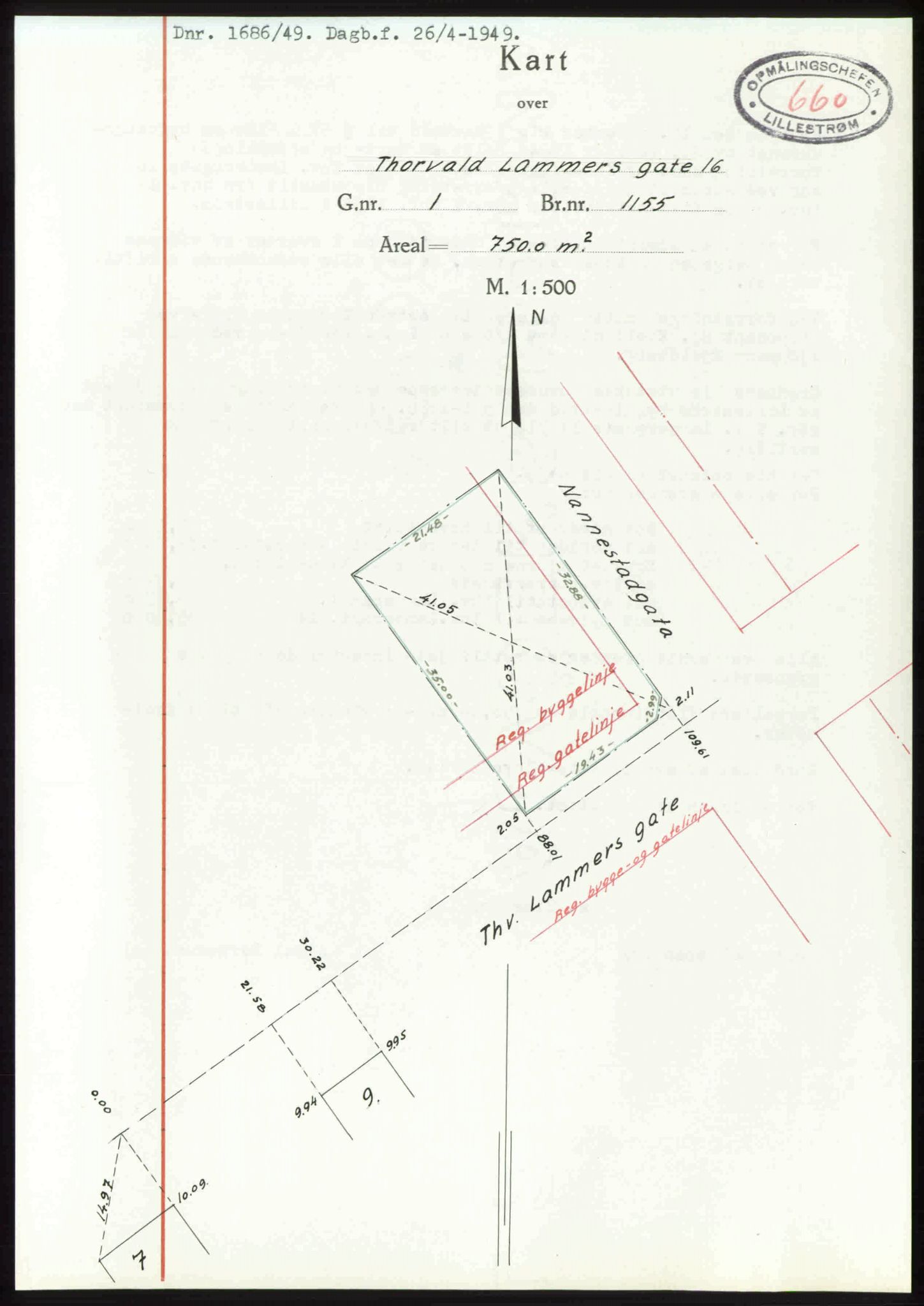 Nedre Romerike sorenskriveri, SAO/A-10469/G/Gb/Gbd/L0025: Pantebok nr. 25, 1949-1949, Dagboknr: 1686/1949