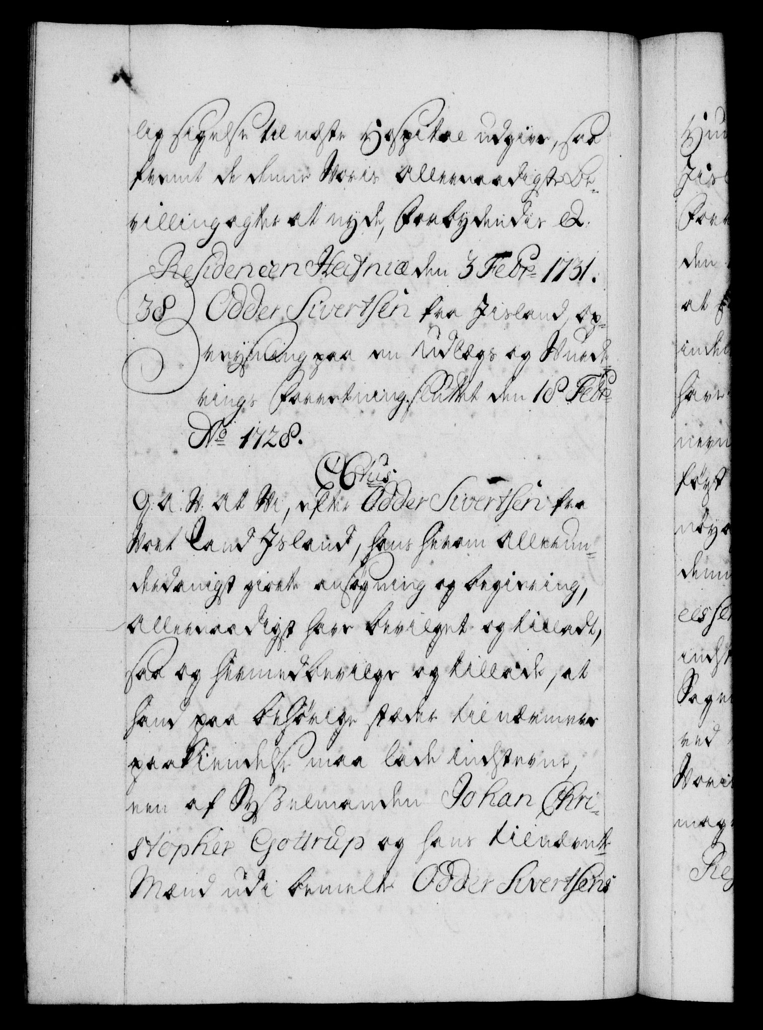 Danske Kanselli 1572-1799, AV/RA-EA-3023/F/Fc/Fca/Fcaa/L0027: Norske registre, 1730-1732, s. 92b