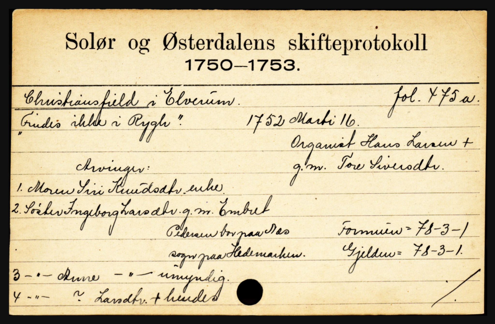 Solør og Østerdalen sorenskriveri, SAH/TING-024/J, 1716-1774, s. 875