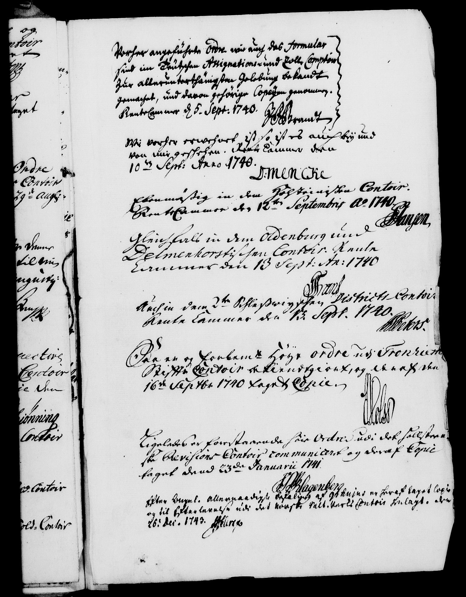 Rentekammeret, Kammerkanselliet, AV/RA-EA-3111/G/Gf/Gfa/L0023: Norsk relasjons- og resolusjonsprotokoll (merket RK 52.23), 1740, s. 468