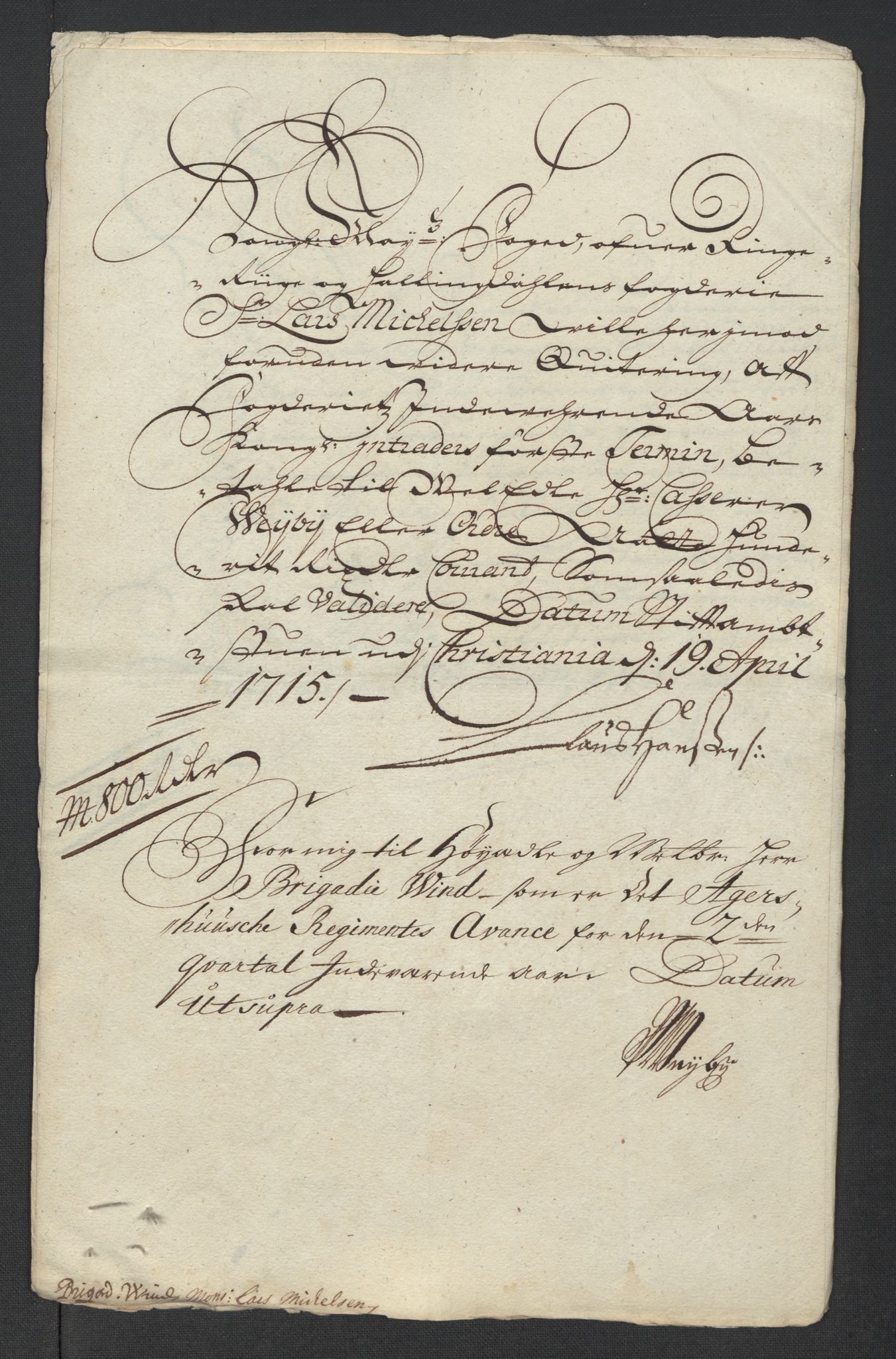 Rentekammeret inntil 1814, Reviderte regnskaper, Fogderegnskap, AV/RA-EA-4092/R23/L1473: Fogderegnskap Ringerike og Hallingdal, 1715, s. 331