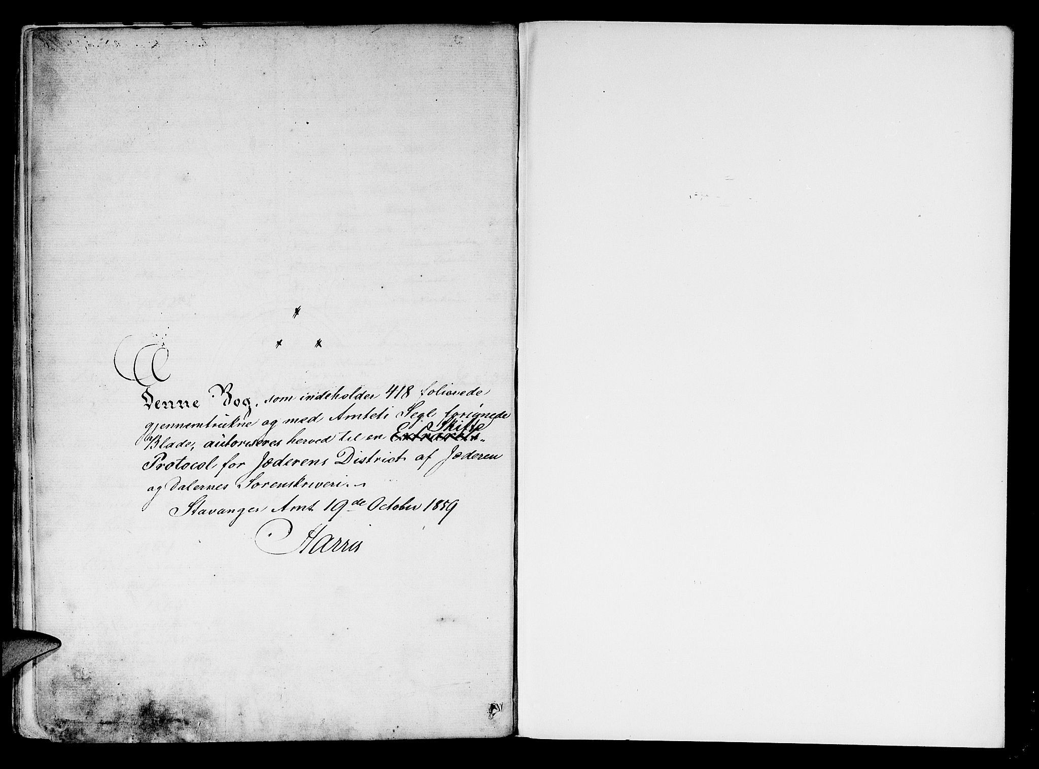 Jæren sorenskriveri, AV/SAST-A-100310/01/5/50/50BA/L0001: SKIFTEFORHANDLINGSPROTOKOLL, 1859-1873