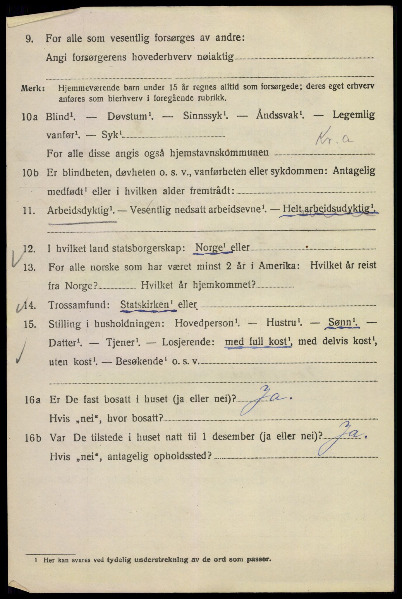 SAO, Folketelling 1920 for 0301 Kristiania kjøpstad, 1920, s. 580484