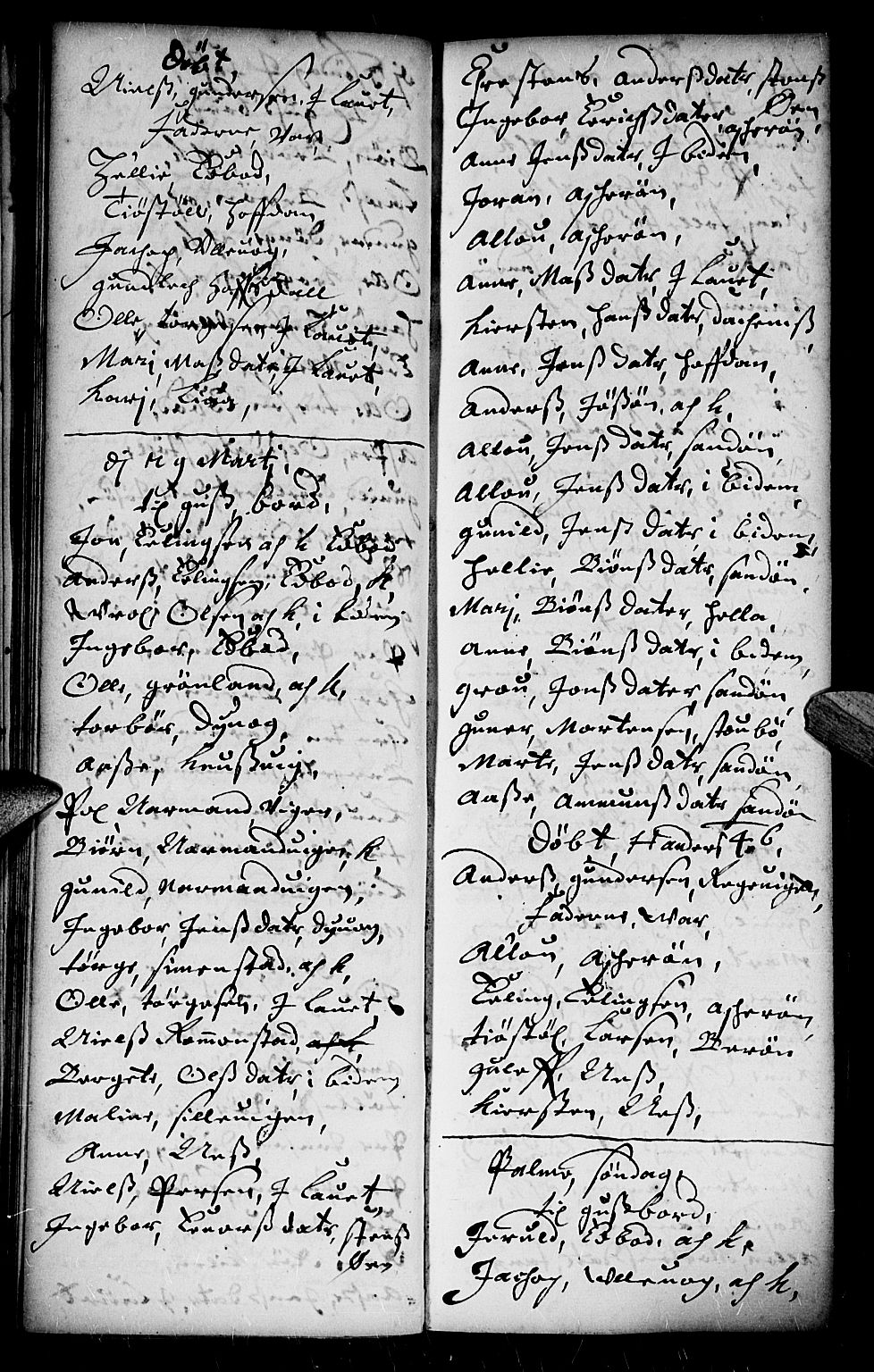 Dypvåg sokneprestkontor, AV/SAK-1111-0007/F/Fb/Fba/L0002: Klokkerbok nr. B 2, 1707-1721, s. 85