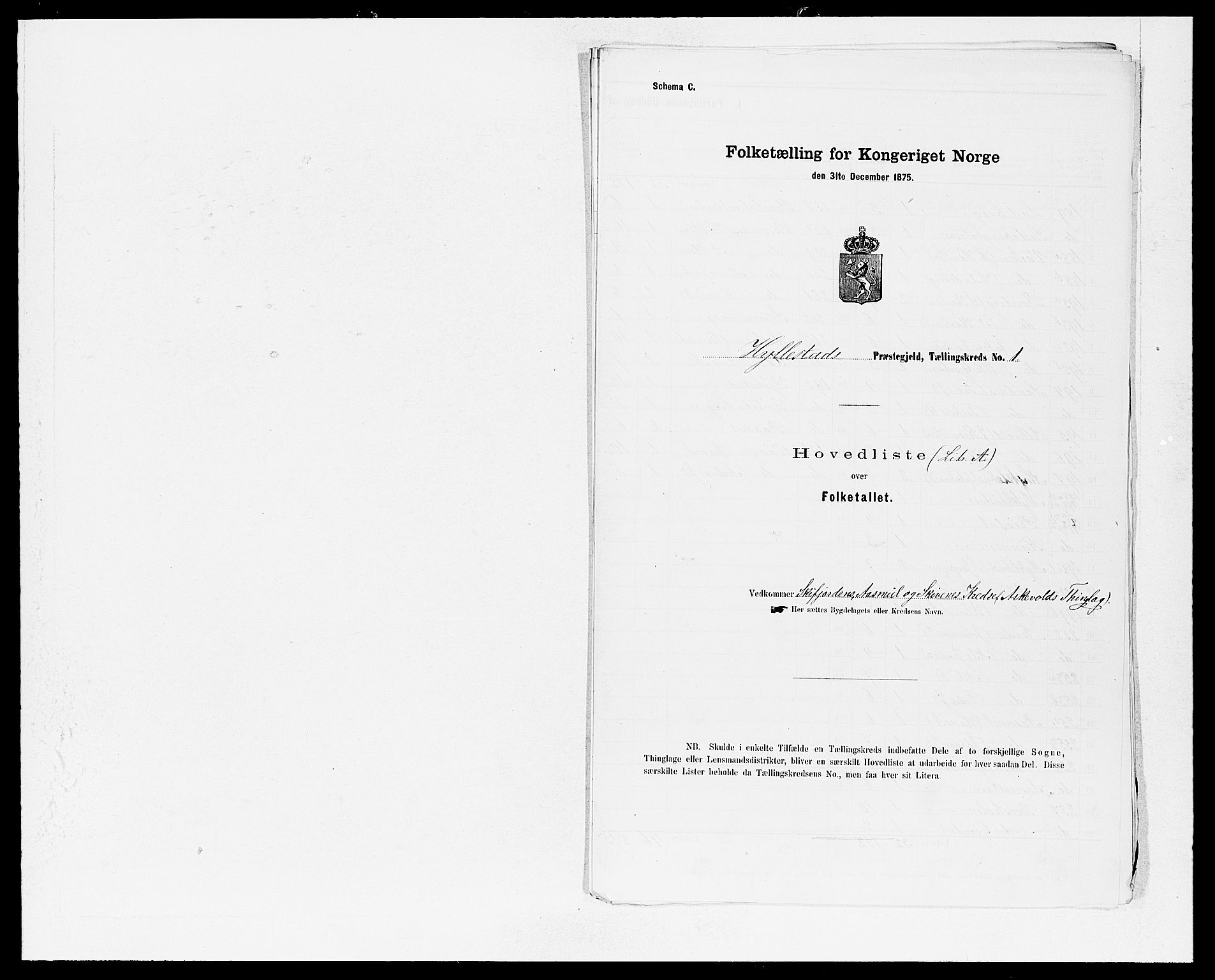 SAB, Folketelling 1875 for 1413P Hyllestad prestegjeld, 1875, s. 20