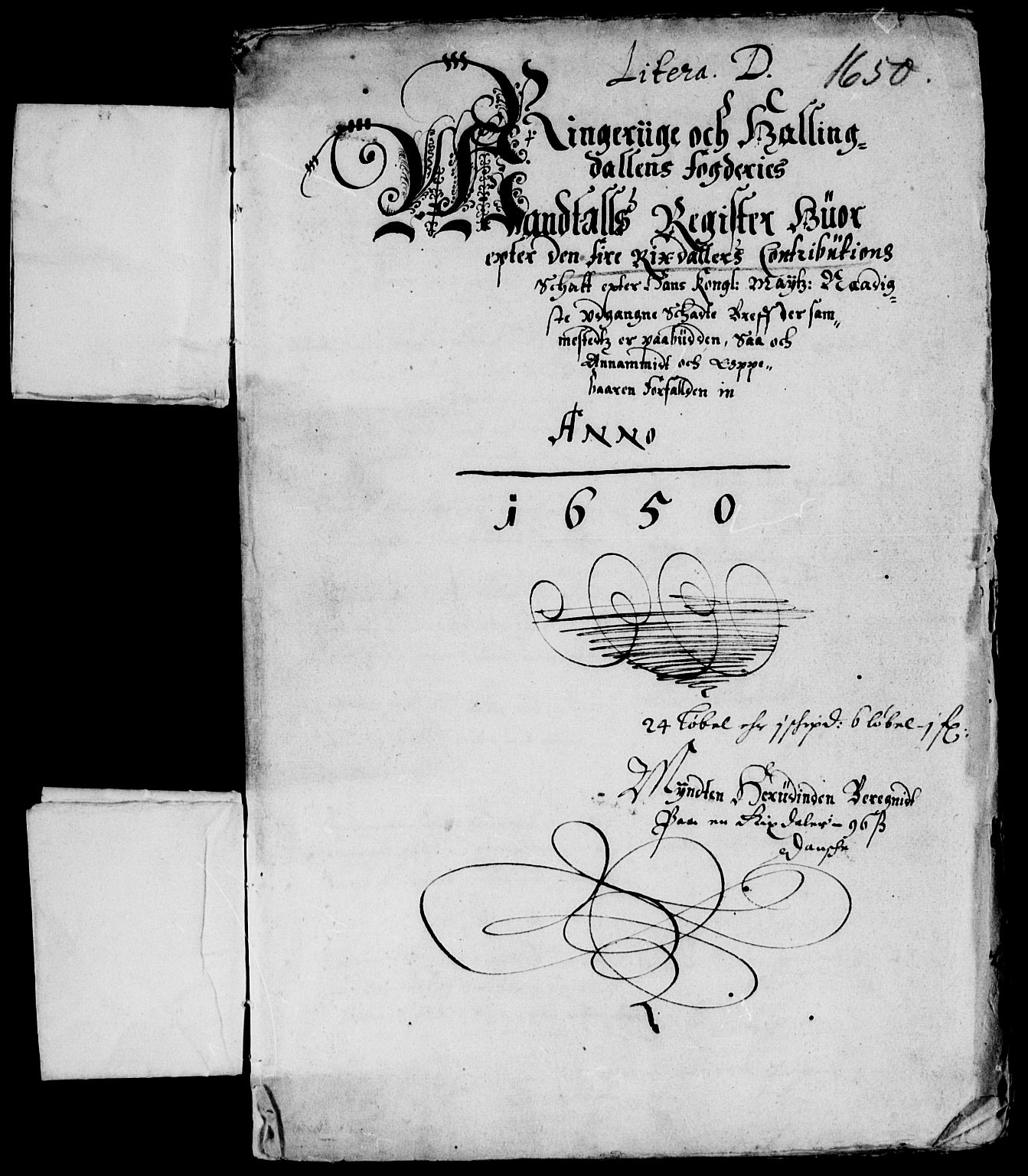 Rentekammeret inntil 1814, Reviderte regnskaper, Lensregnskaper, RA/EA-5023/R/Rb/Rba/L0201: Akershus len, 1650-1651