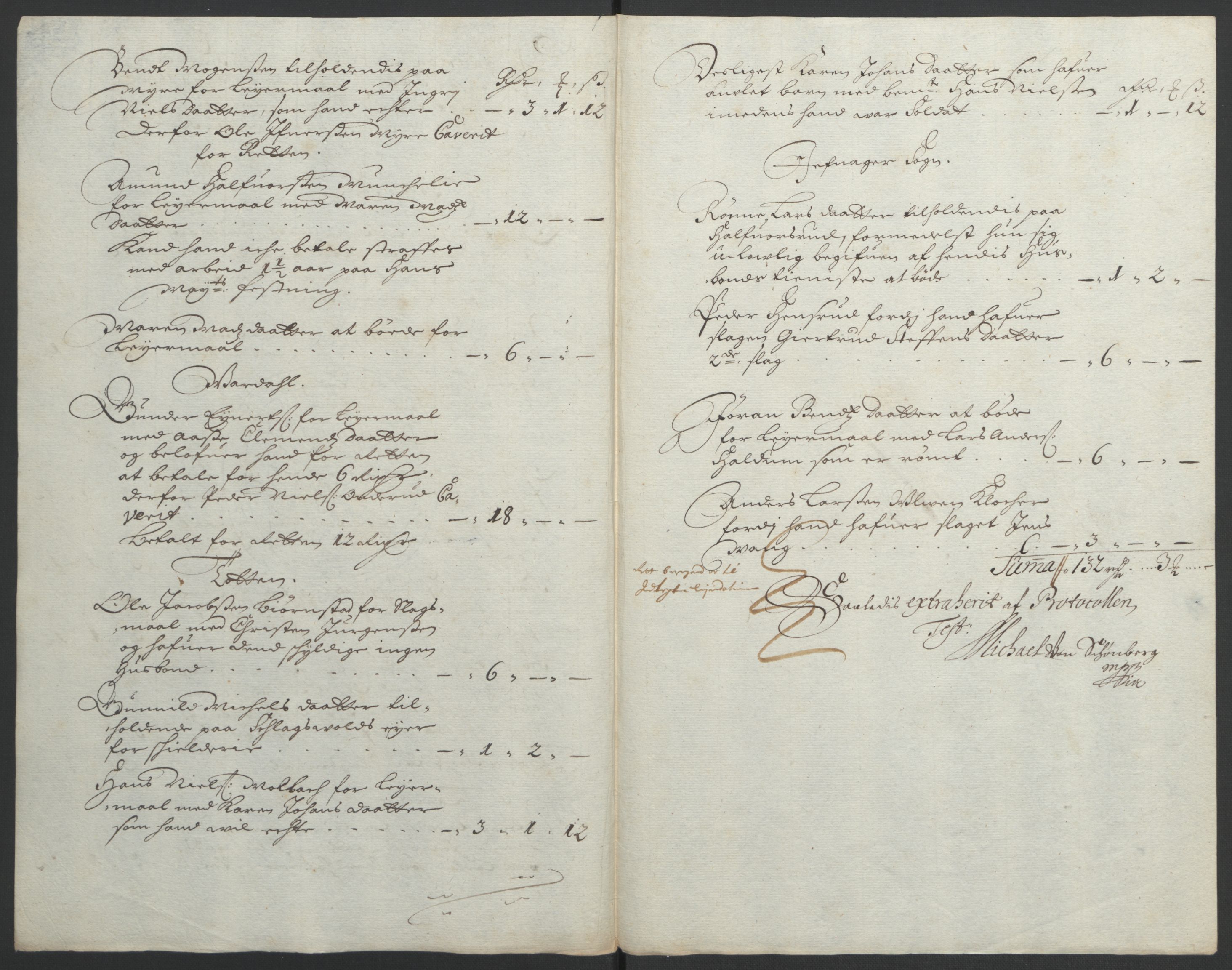 Rentekammeret inntil 1814, Reviderte regnskaper, Fogderegnskap, RA/EA-4092/R18/L1292: Fogderegnskap Hadeland, Toten og Valdres, 1693-1694, s. 62