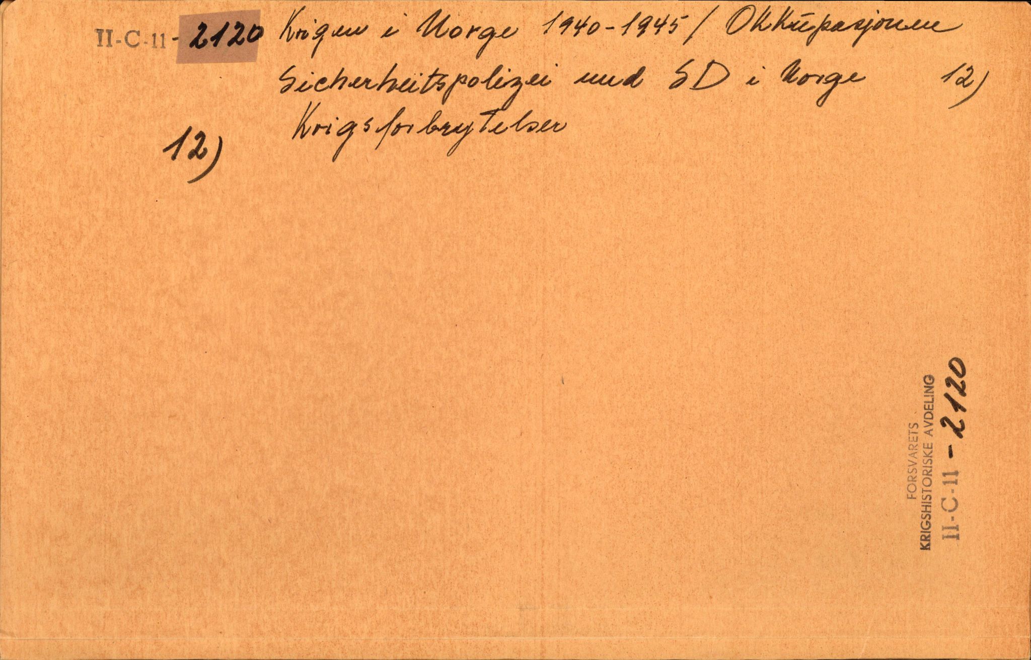 Forsvaret, Forsvarets krigshistoriske avdeling, AV/RA-RAFA-2017/Y/Yf/L0206: II-C-11-2120  -  Kapitulasjonen 7. juni 1940.  Okkupasjonstiden., 1940-1945, s. 470