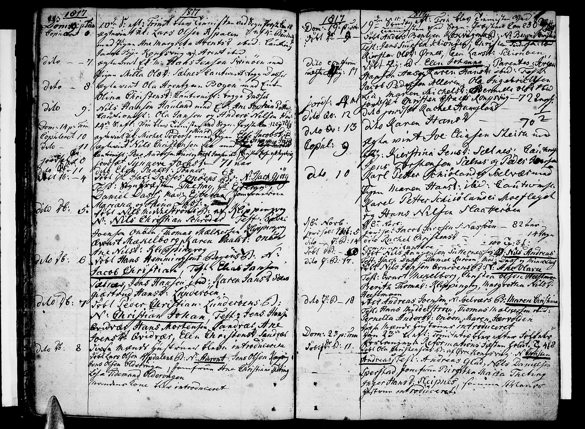 Ministerialprotokoller, klokkerbøker og fødselsregistre - Nordland, SAT/A-1459/839/L0563: Ministerialbok nr. 839A01 /1, 1767-1824, s. 183-184