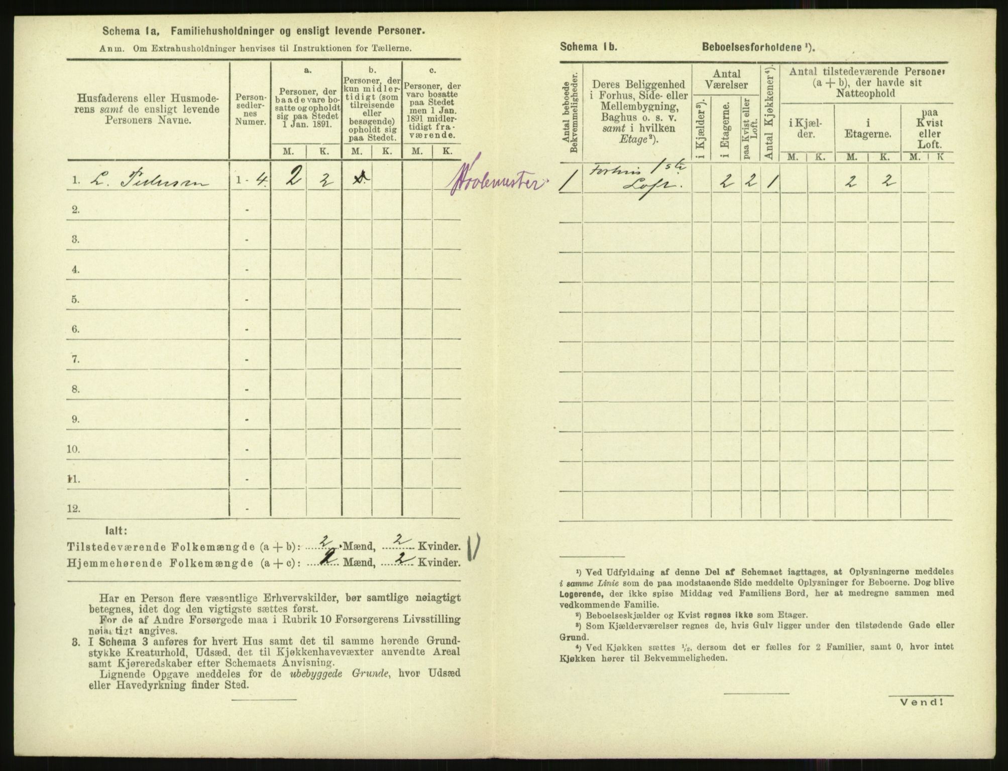 RA, Folketelling 1891 for 1002 Mandal ladested, 1891, s. 1234