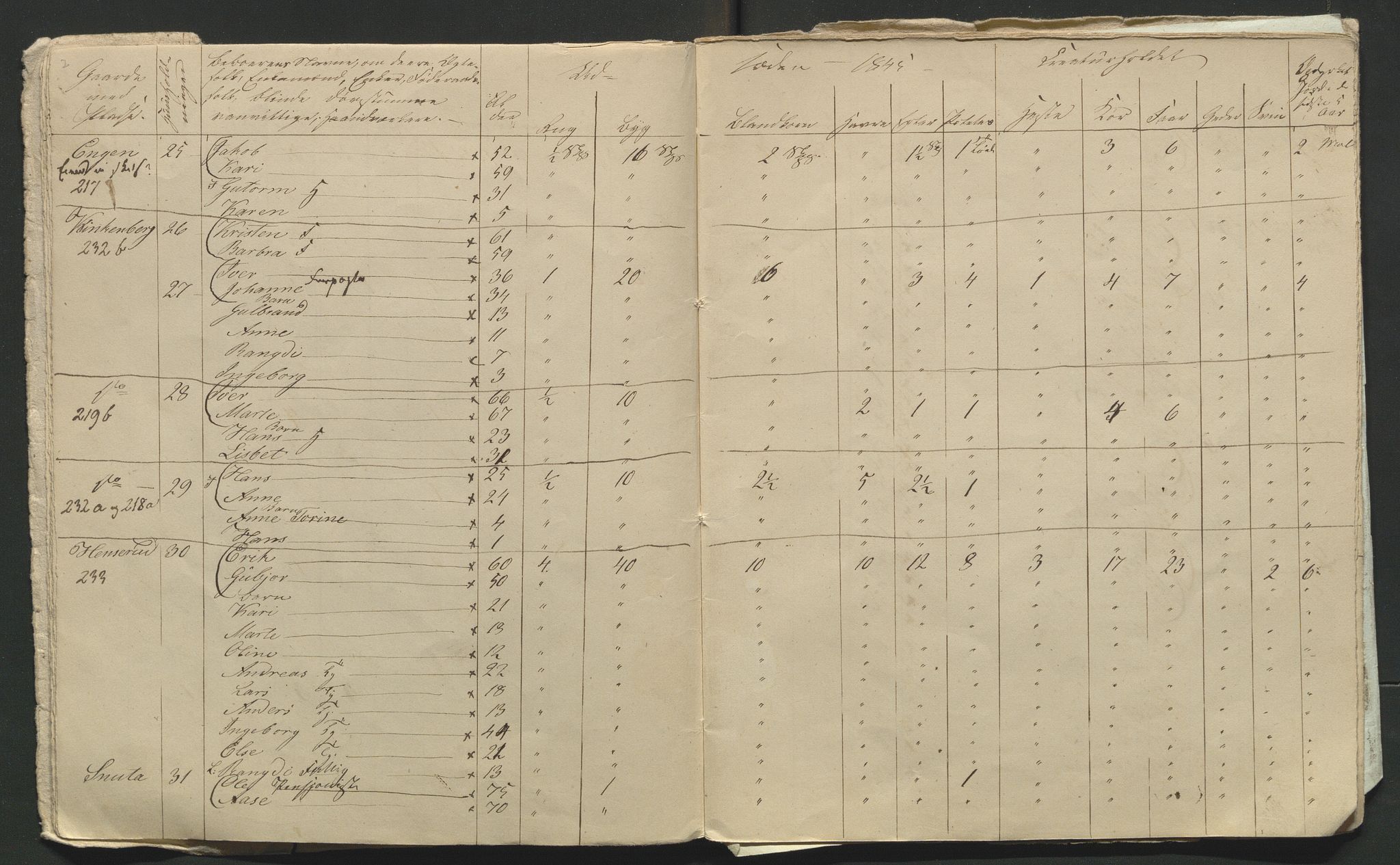 SAH, Lokaliasamlingen for Hedmark og Oppland fylker m.v.: Folketellingen 1845 for Jevnaker prestegjeld, 1845, s. 165