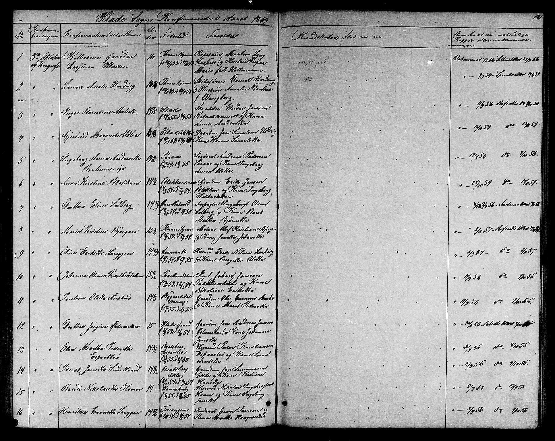Ministerialprotokoller, klokkerbøker og fødselsregistre - Sør-Trøndelag, SAT/A-1456/606/L0311: Klokkerbok nr. 606C07, 1860-1877, s. 187