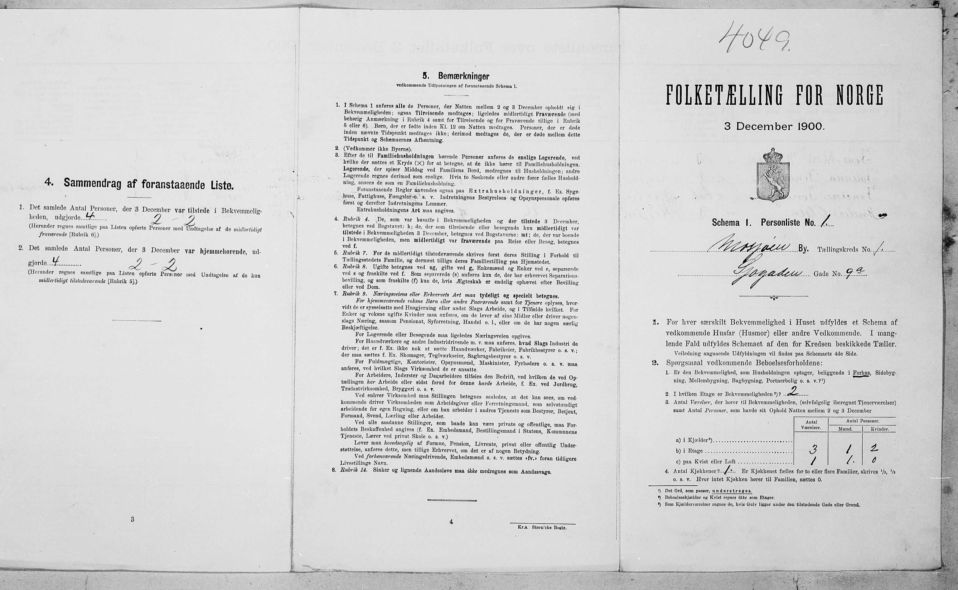 SAT, Folketelling 1900 for 1802 Mosjøen ladested, 1900, s. 74