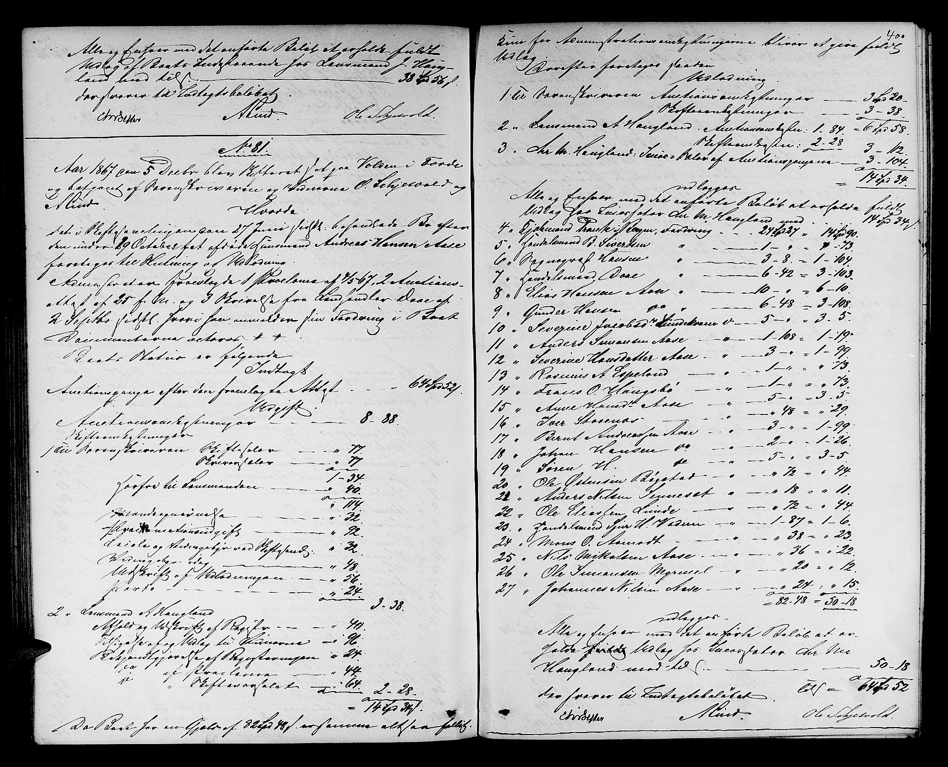 Sunnfjord tingrett, AV/SAB-A-3201/1/H/Hd/L0003: Skifteutlodningsprotokoll, 1863-1868, s. 399b-400a
