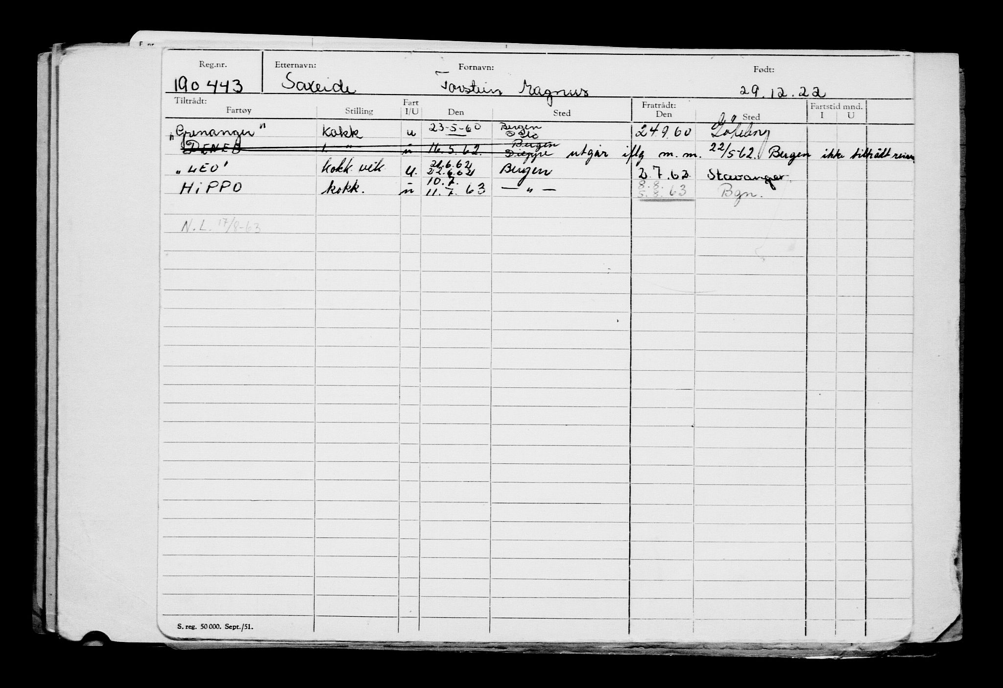 Direktoratet for sjømenn, RA/S-3545/G/Gb/L0213: Hovedkort, 1922, s. 711