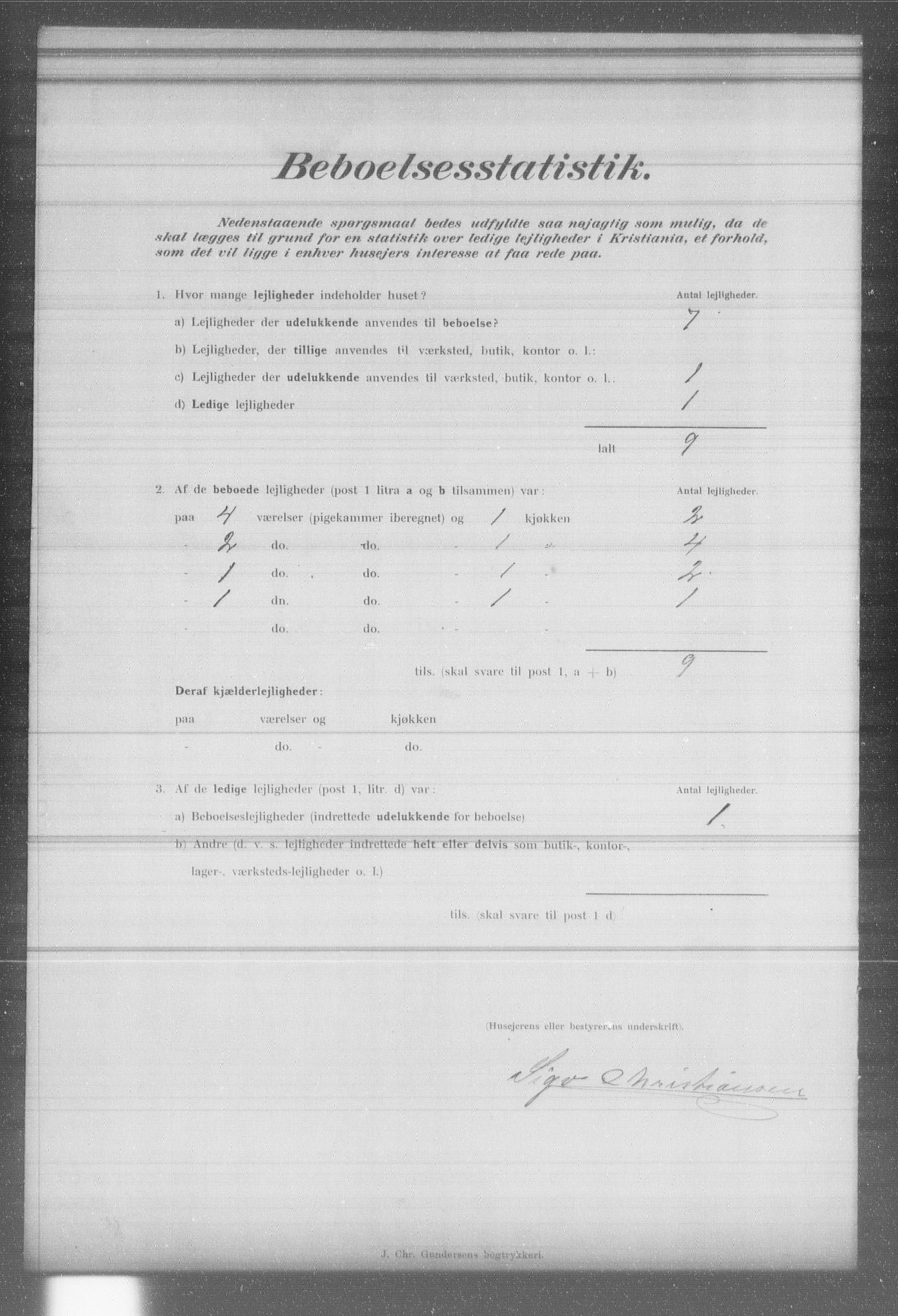 OBA, Kommunal folketelling 31.12.1902 for Kristiania kjøpstad, 1902, s. 8332