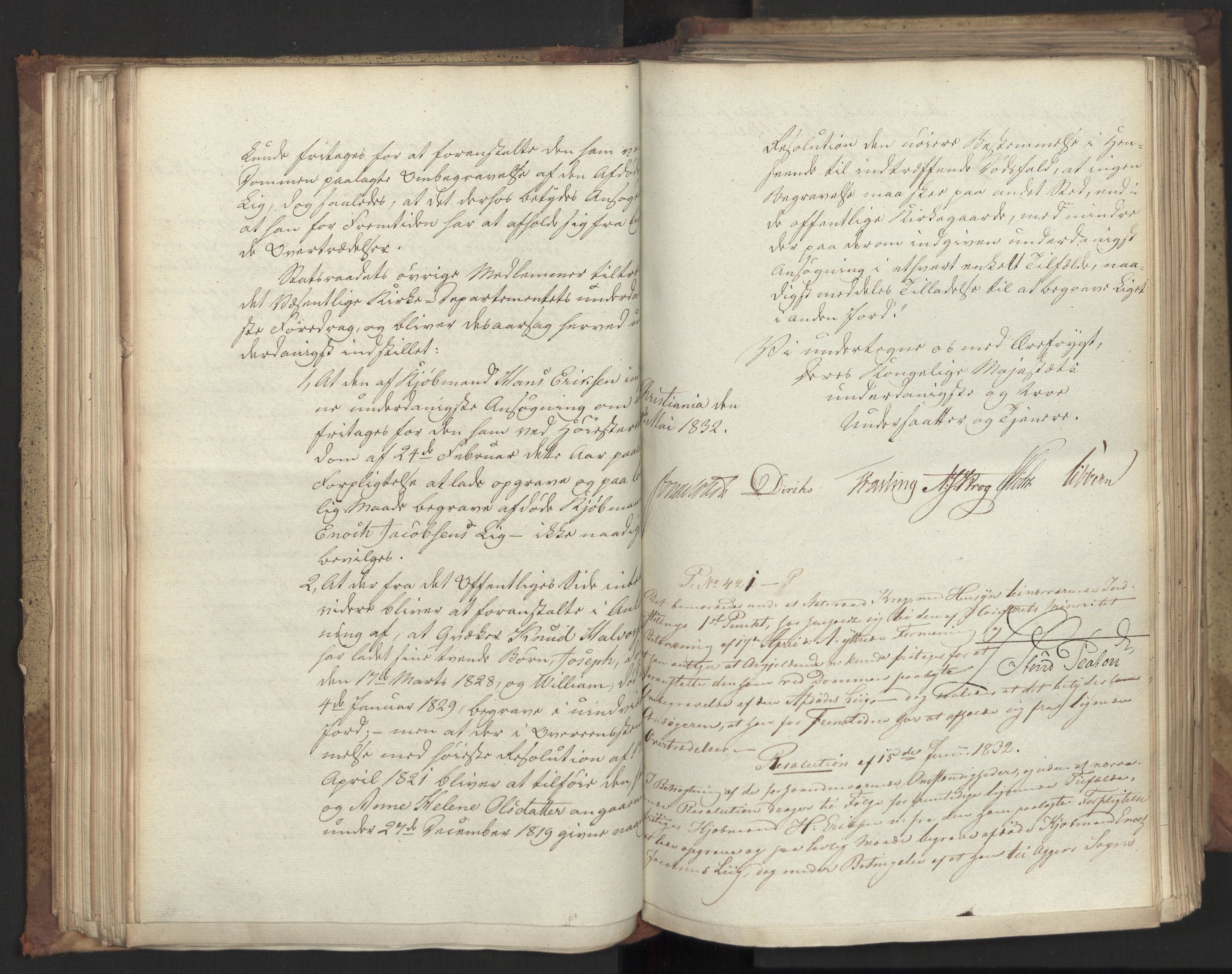 Statsrådsavdelingen i Stockholm, AV/RA-S-1003/D/Da/L0078: Regjeringsinnstillinger nr. 2260-2399, 1832, s. 101