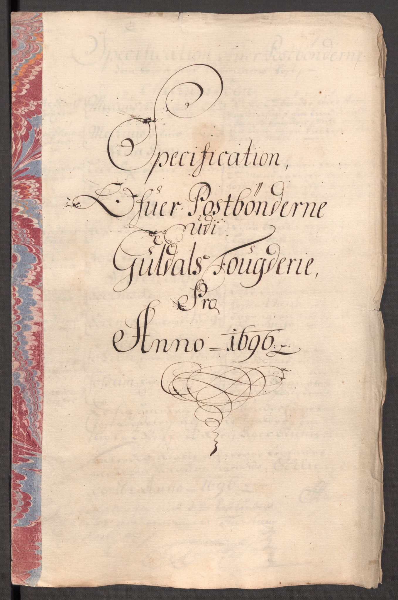 Rentekammeret inntil 1814, Reviderte regnskaper, Fogderegnskap, RA/EA-4092/R60/L3946: Fogderegnskap Orkdal og Gauldal, 1696, s. 396