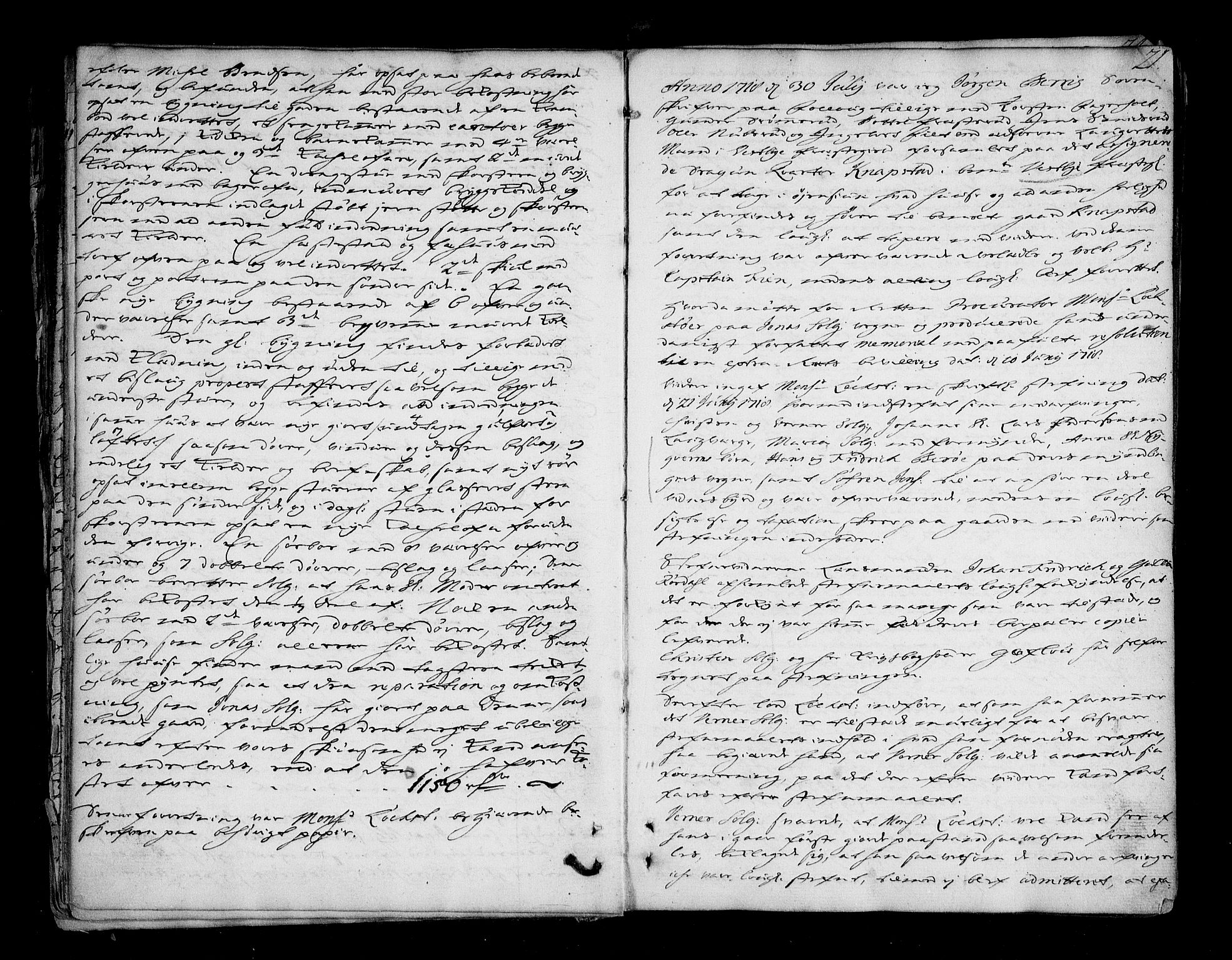 Follo sorenskriveri, AV/SAO-A-10274/F/Fb/Fba/L0032: Tingbok, 1718-1721, s. 20b-21a