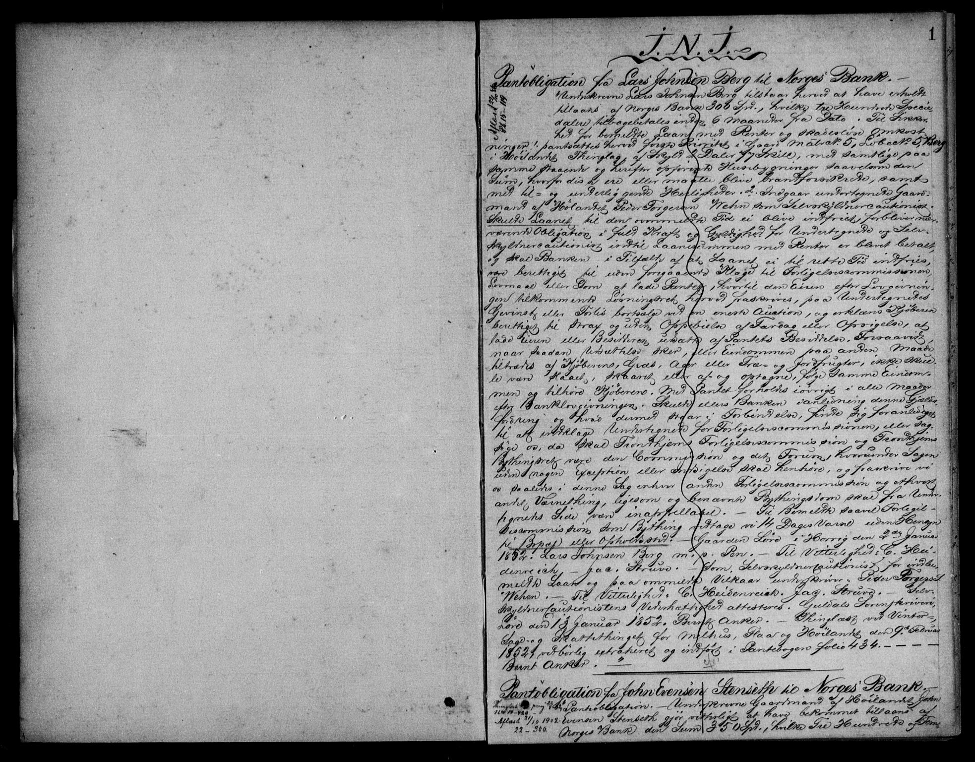 Gauldal sorenskriveri, AV/SAT-A-0014/1/2/2C/L0008: Pantebok nr. 8, s. 1