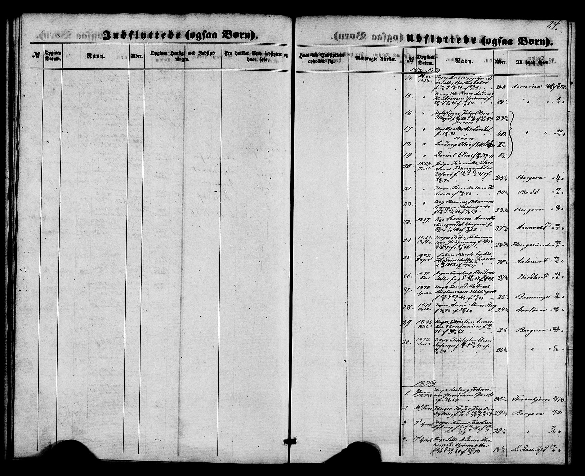 Kinn sokneprestembete, AV/SAB-A-80801/H/Haa/Haaa/L0015: Ministerialbok nr. A 15, 1860-1883, s. 24