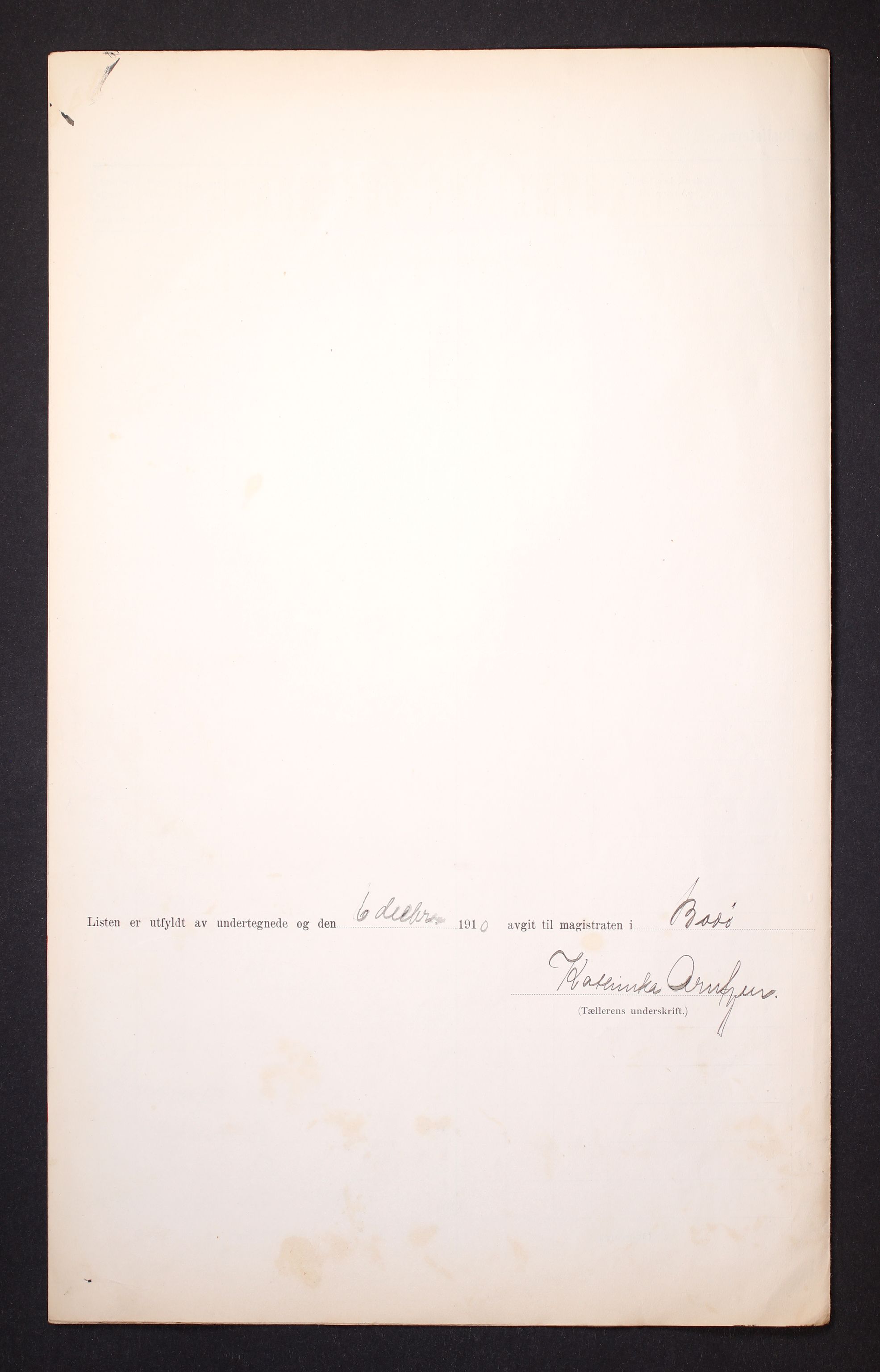RA, Folketelling 1910 for 1804 Bodø kjøpstad, 1910, s. 25