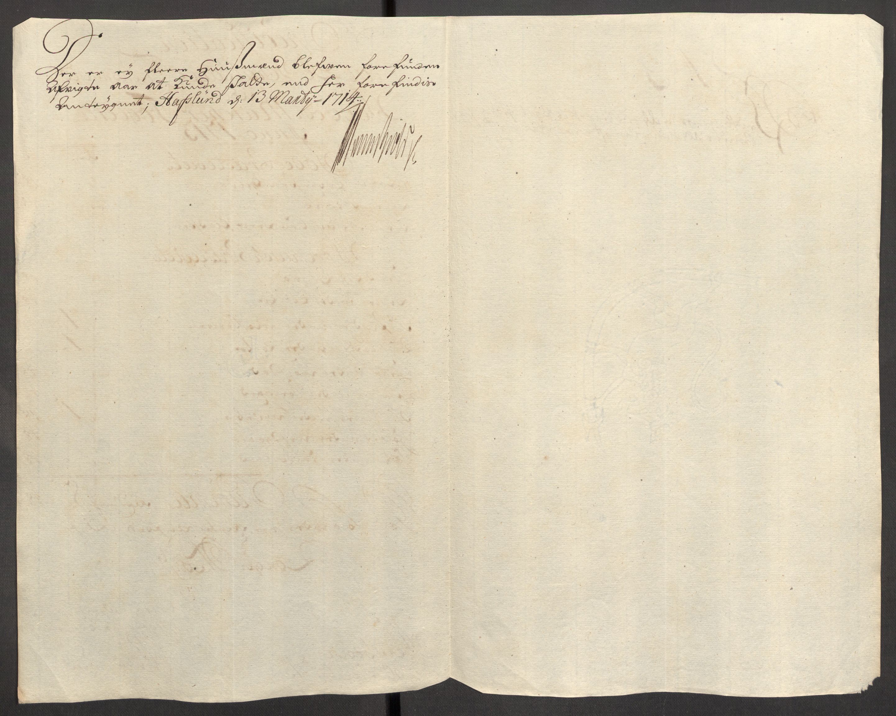 Rentekammeret inntil 1814, Reviderte regnskaper, Fogderegnskap, AV/RA-EA-4092/R01/L0022: Fogderegnskap Idd og Marker, 1713-1714, s. 77