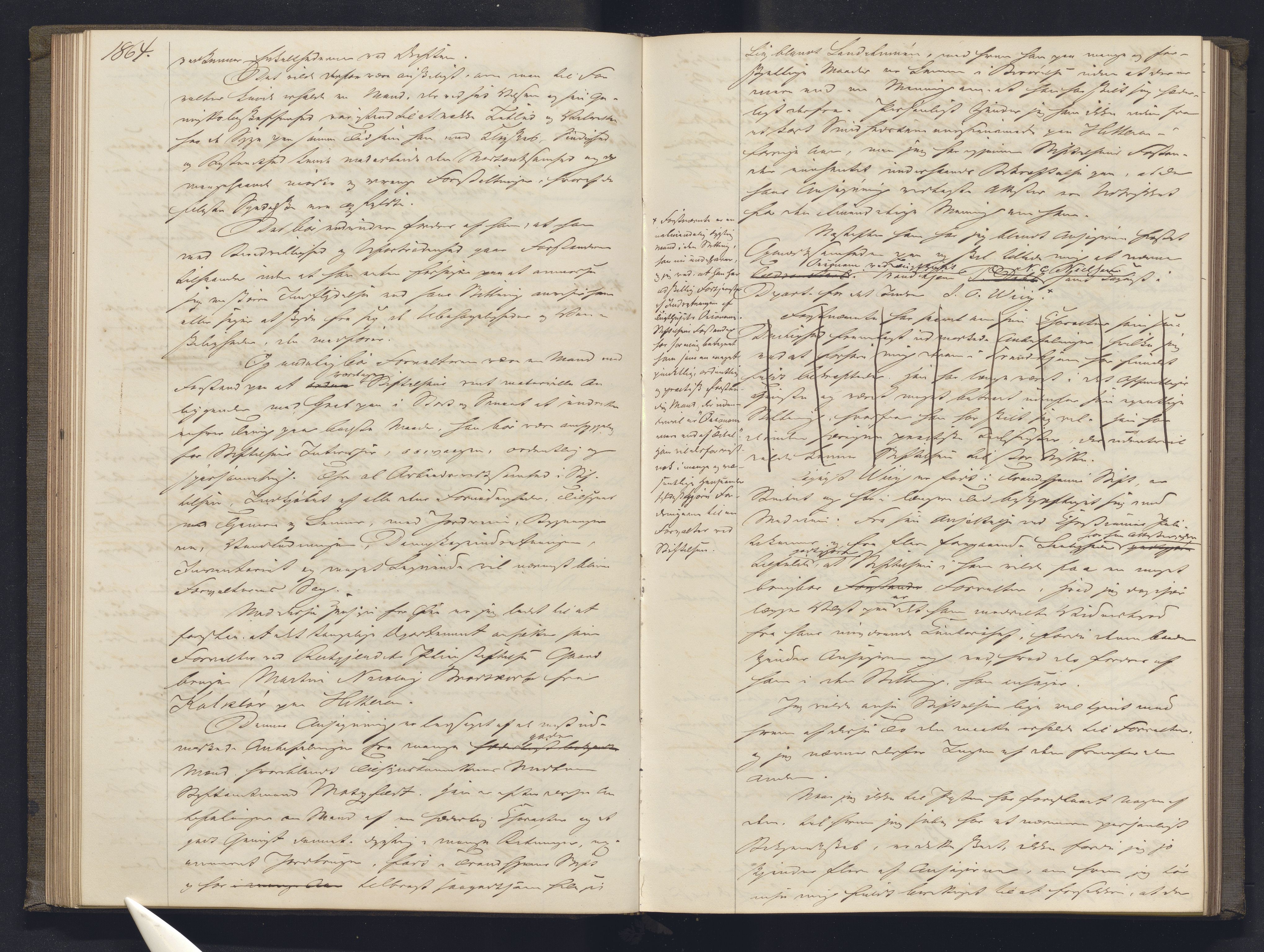 Lepraarkiver - Overlegen for den spedalske sykdom, AV/SAB-A-61001/B.b/L0003: Kopibok, 1862-1865