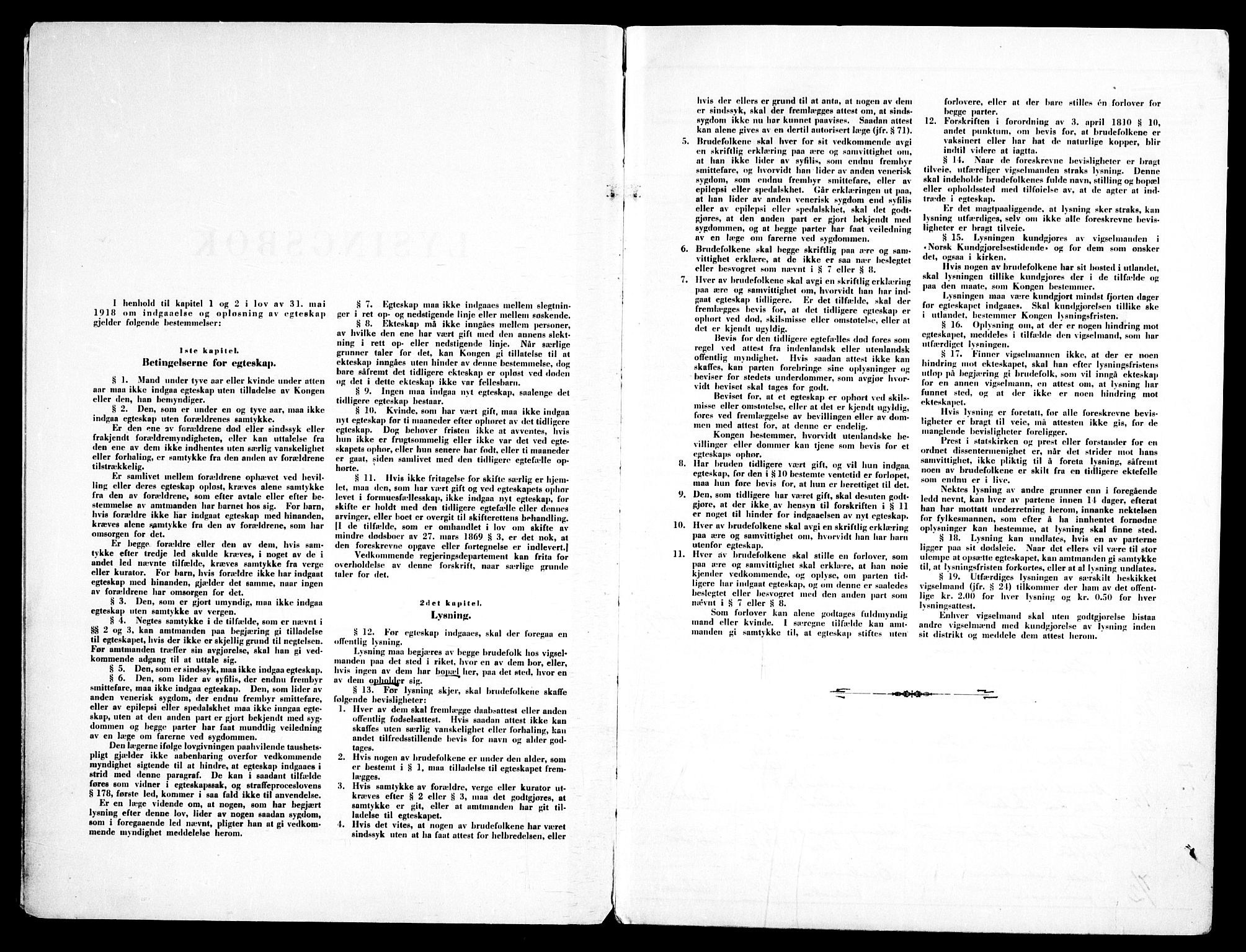 Ullern prestekontor Kirkebøker, SAO/A-10740/H/L0005: Lysningsprotokoll nr. 5, 1946-1951