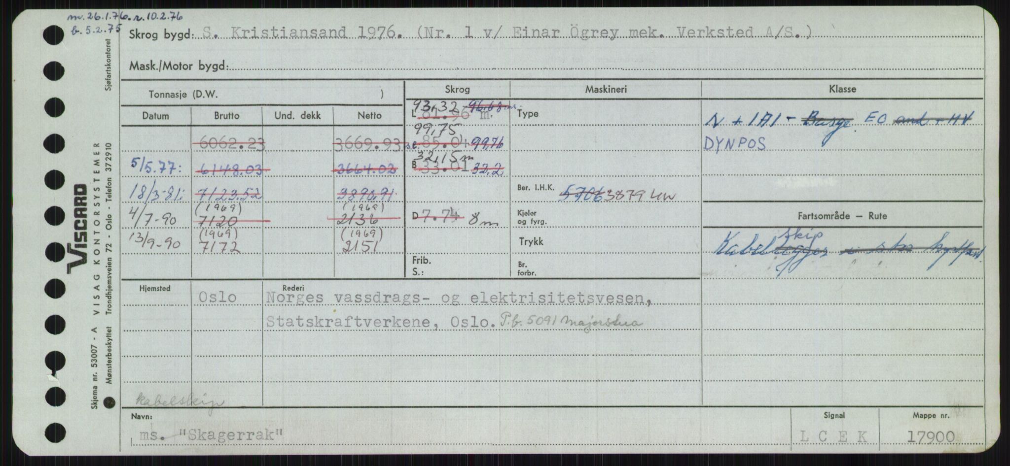 Sjøfartsdirektoratet med forløpere, Skipsmålingen, AV/RA-S-1627/H/Ha/L0005/0001: Fartøy, S-Sven / Fartøy, S-Skji, s. 619