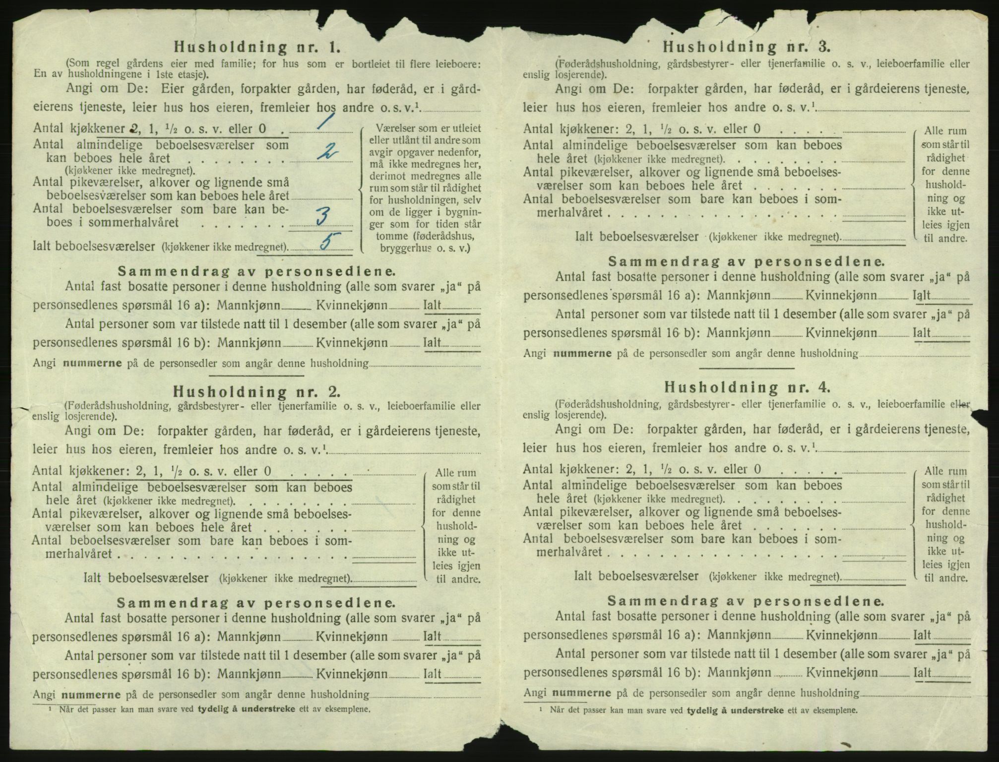 SAST, Folketelling 1920 for 1149 Åkra herred, 1920, s. 1255