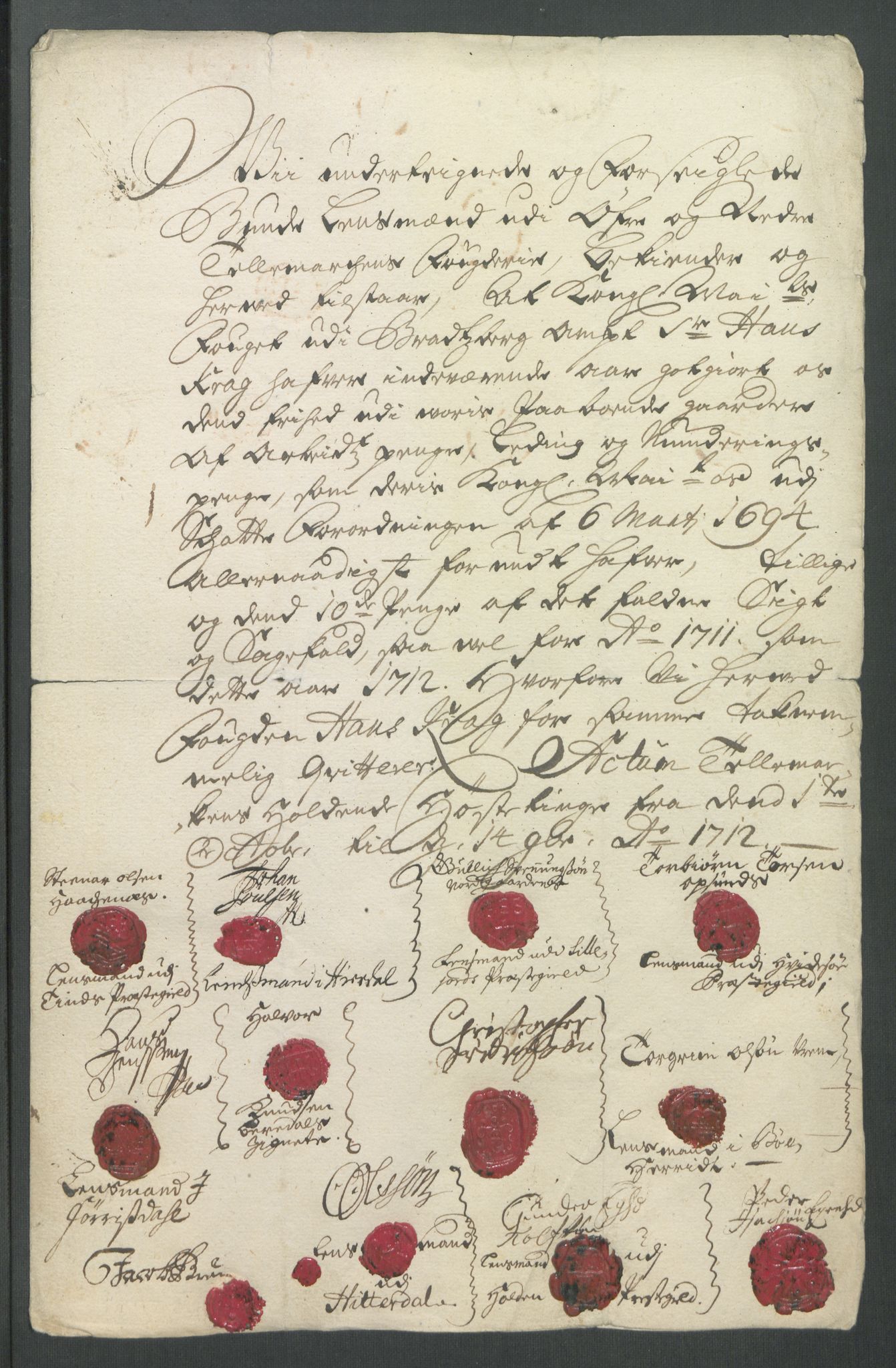 Rentekammeret inntil 1814, Reviderte regnskaper, Fogderegnskap, RA/EA-4092/R36/L2123: Fogderegnskap Øvre og Nedre Telemark og Bamble, 1712, s. 285