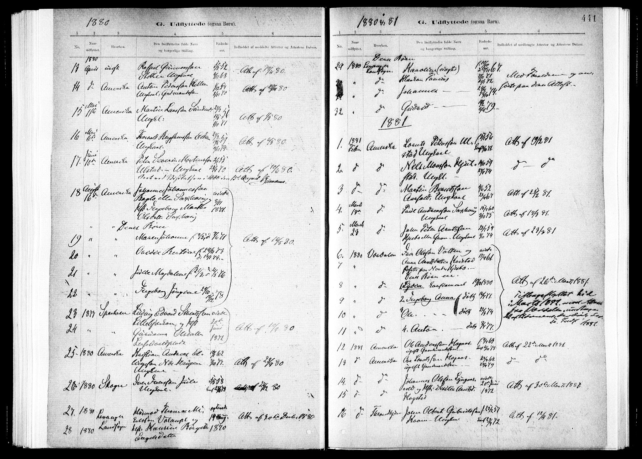 Ministerialprotokoller, klokkerbøker og fødselsregistre - Nord-Trøndelag, SAT/A-1458/730/L0285: Ministerialbok nr. 730A10, 1879-1914, s. 441