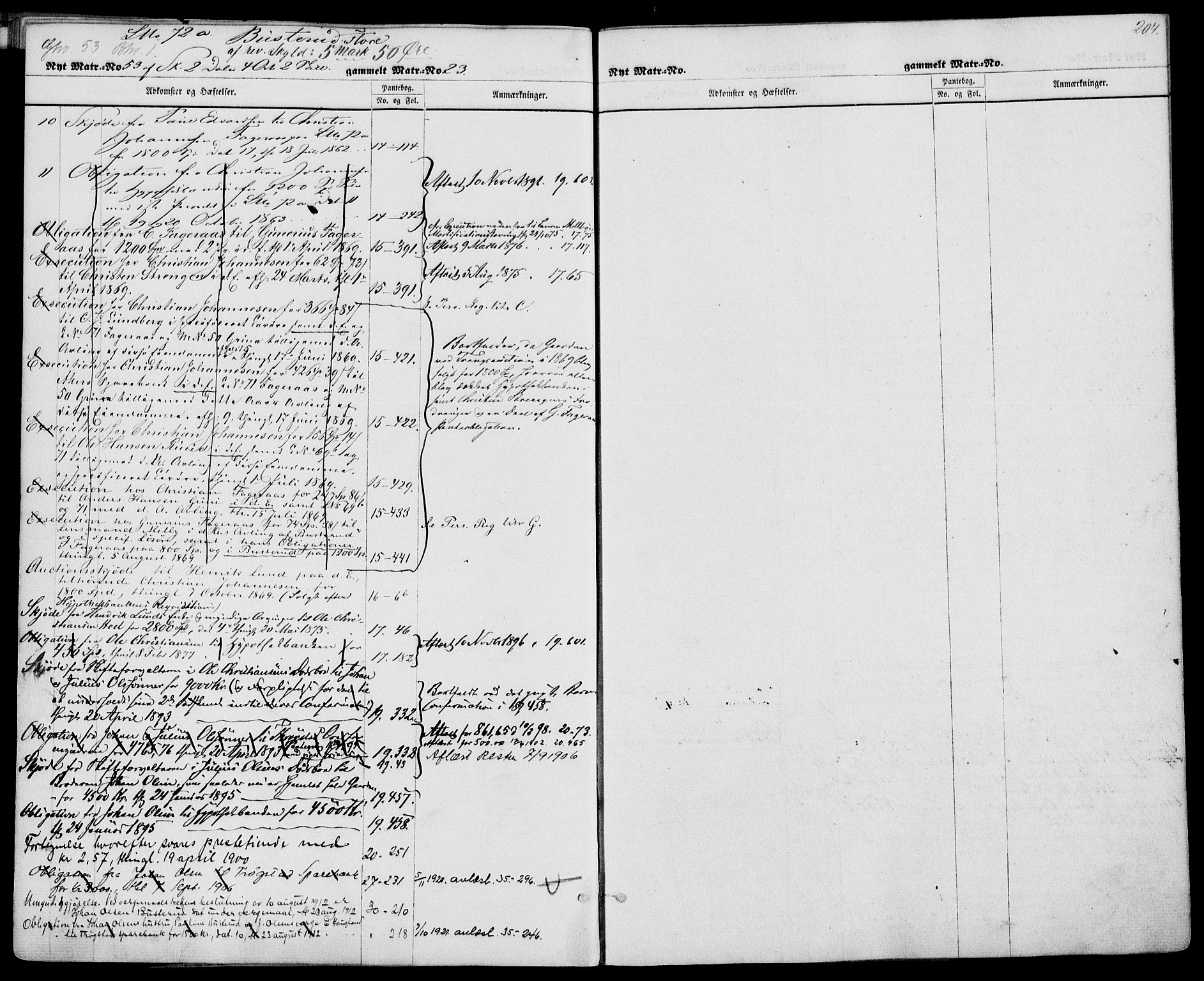 Trøgstad sorenskriveri, SAO/A-10659/G/Ga/L0001: Panteregister nr. 1a, 1795-1922, s. 204