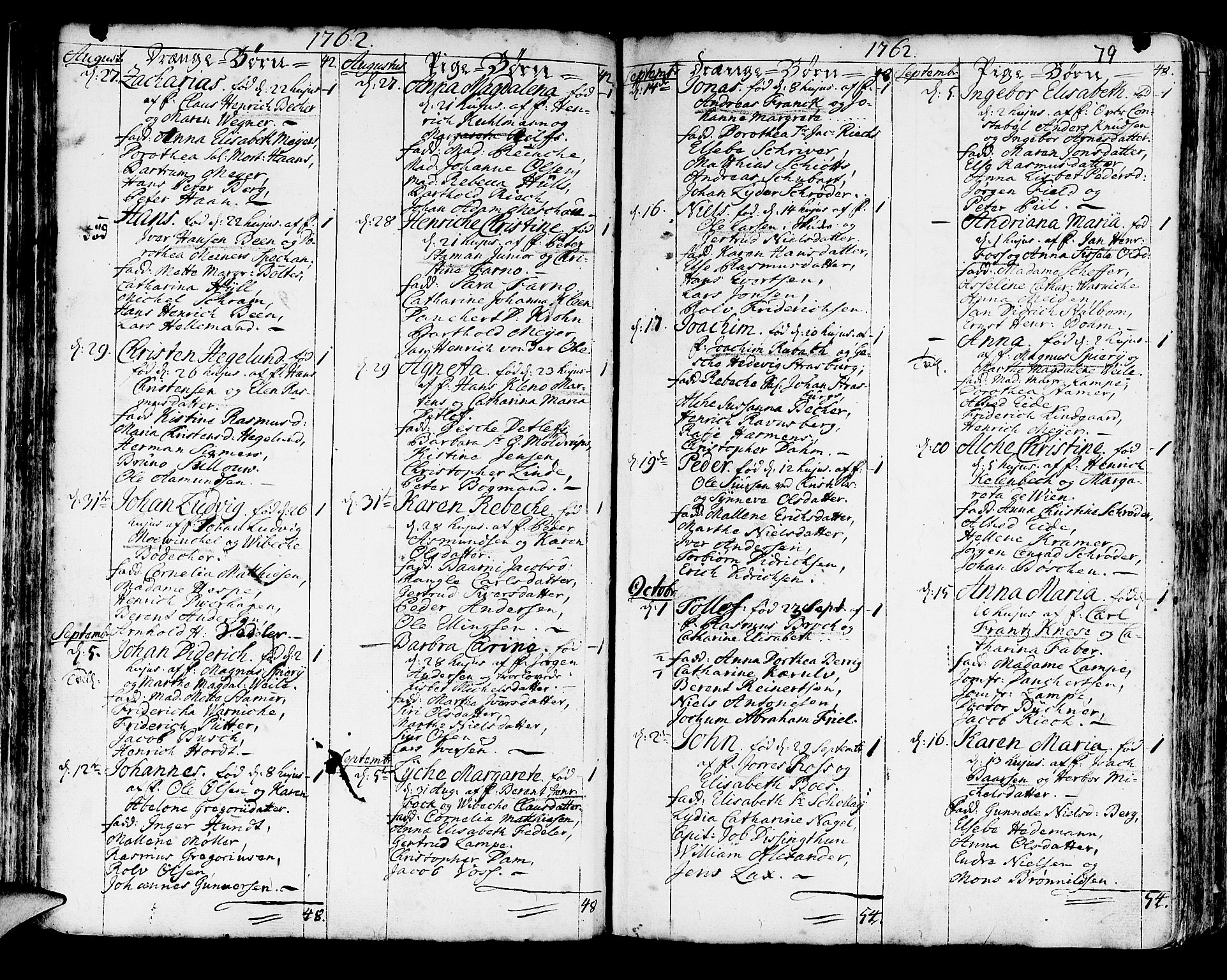 Korskirken sokneprestembete, AV/SAB-A-76101/H/Haa/L0005: Ministerialbok nr. A 5, 1751-1789, s. 79