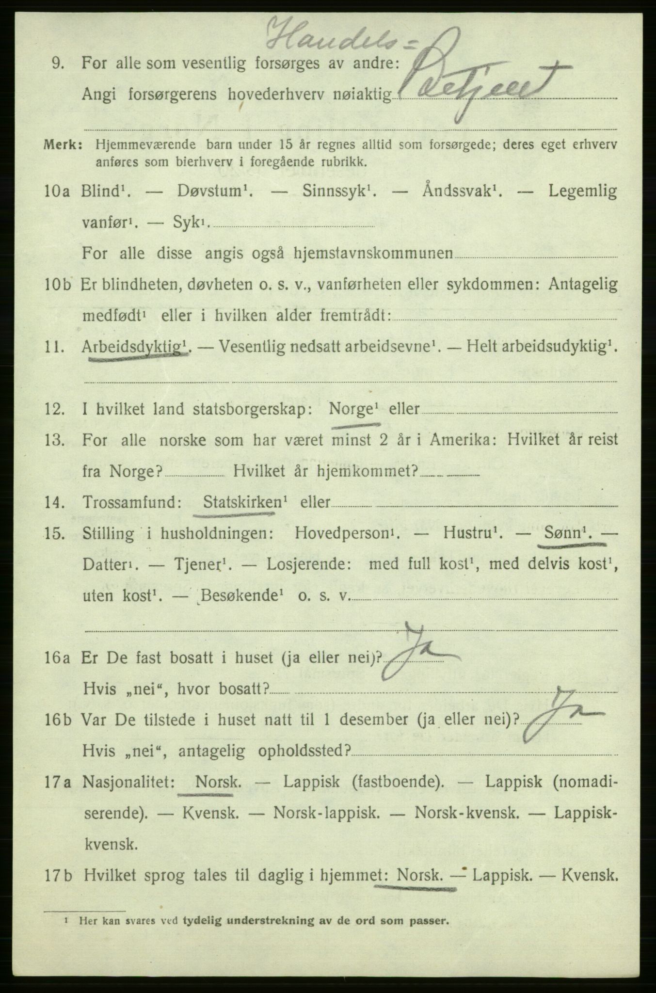 SATØ, Folketelling 1920 for 2018 Måsøy herred, 1920, s. 2241