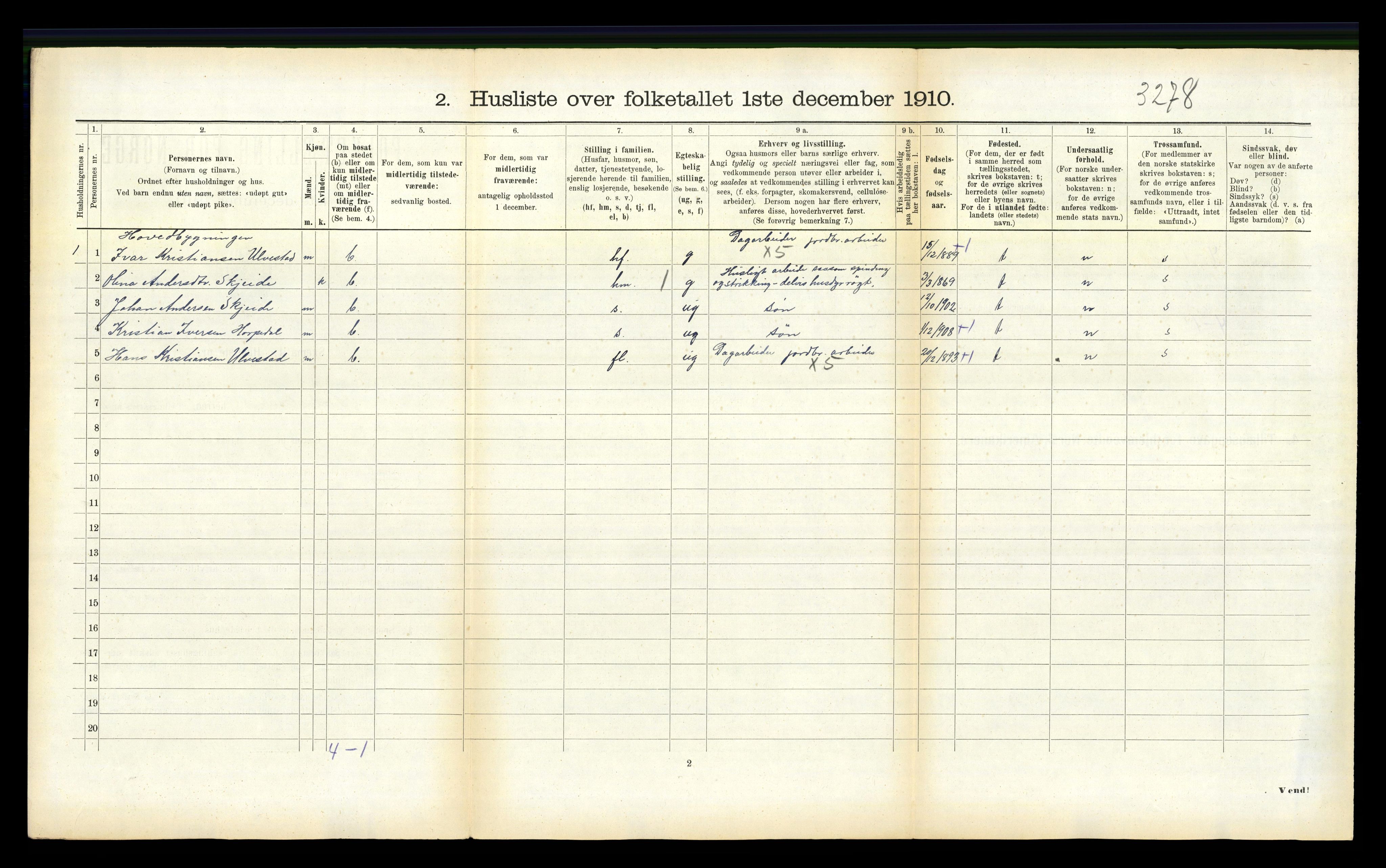 RA, Folketelling 1910 for 1418 Balestrand herred, 1910, s. 737