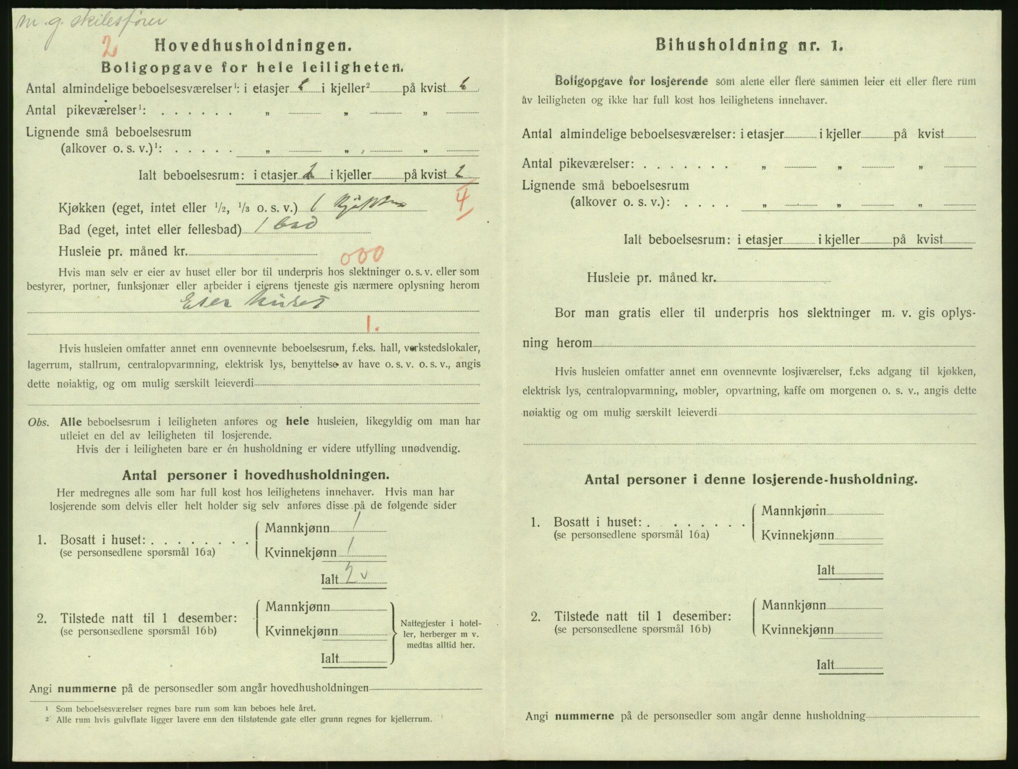 SAK, Folketelling 1920 for 0901 Risør kjøpstad, 1920, s. 1400