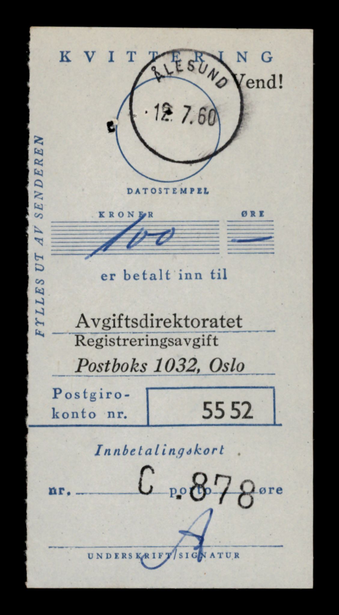 Møre og Romsdal vegkontor - Ålesund trafikkstasjon, SAT/A-4099/F/Fe/L0034: Registreringskort for kjøretøy T 12500 - T 12652, 1927-1998, s. 1322