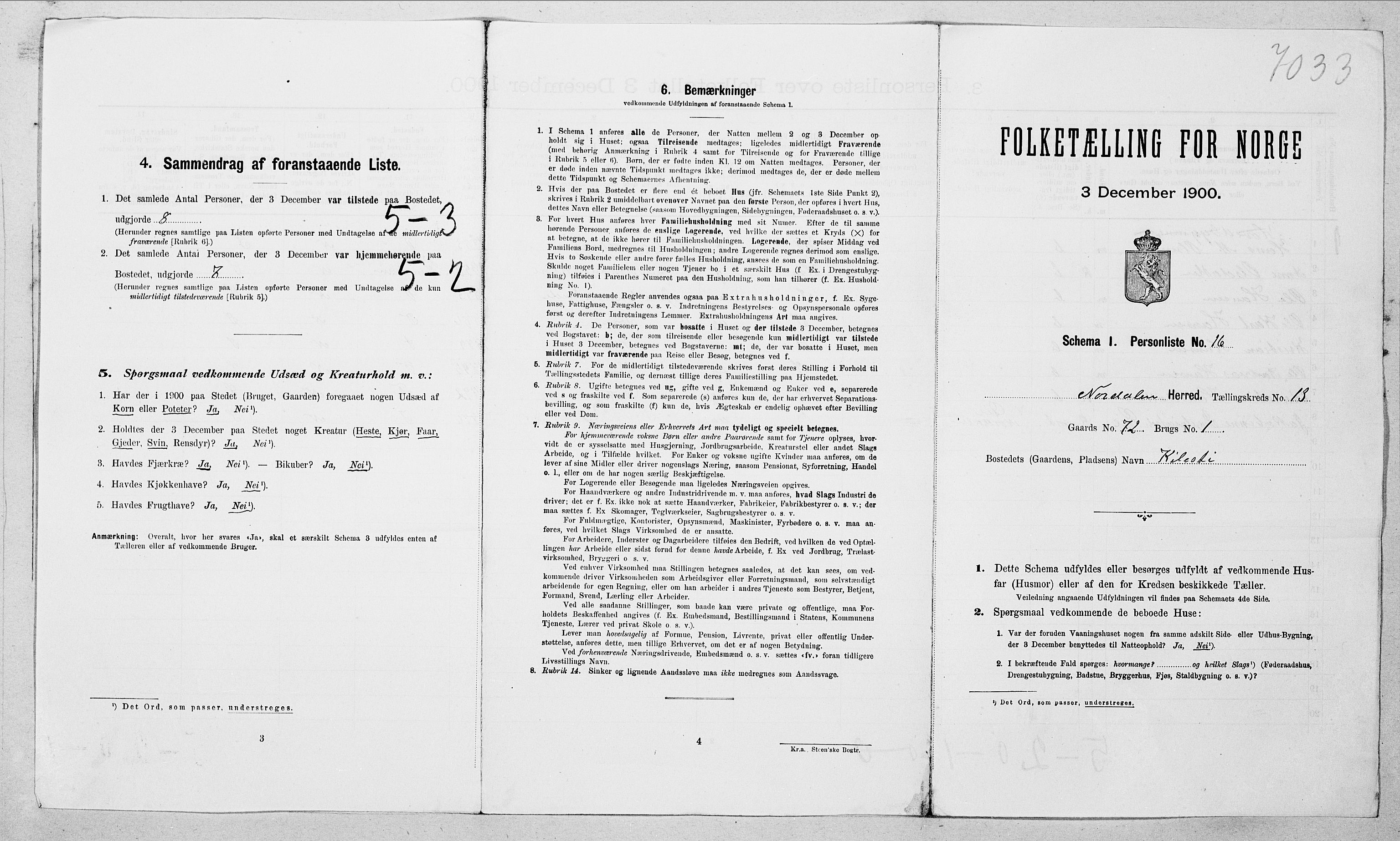 SAT, Folketelling 1900 for 1524 Norddal herred, 1900, s. 819