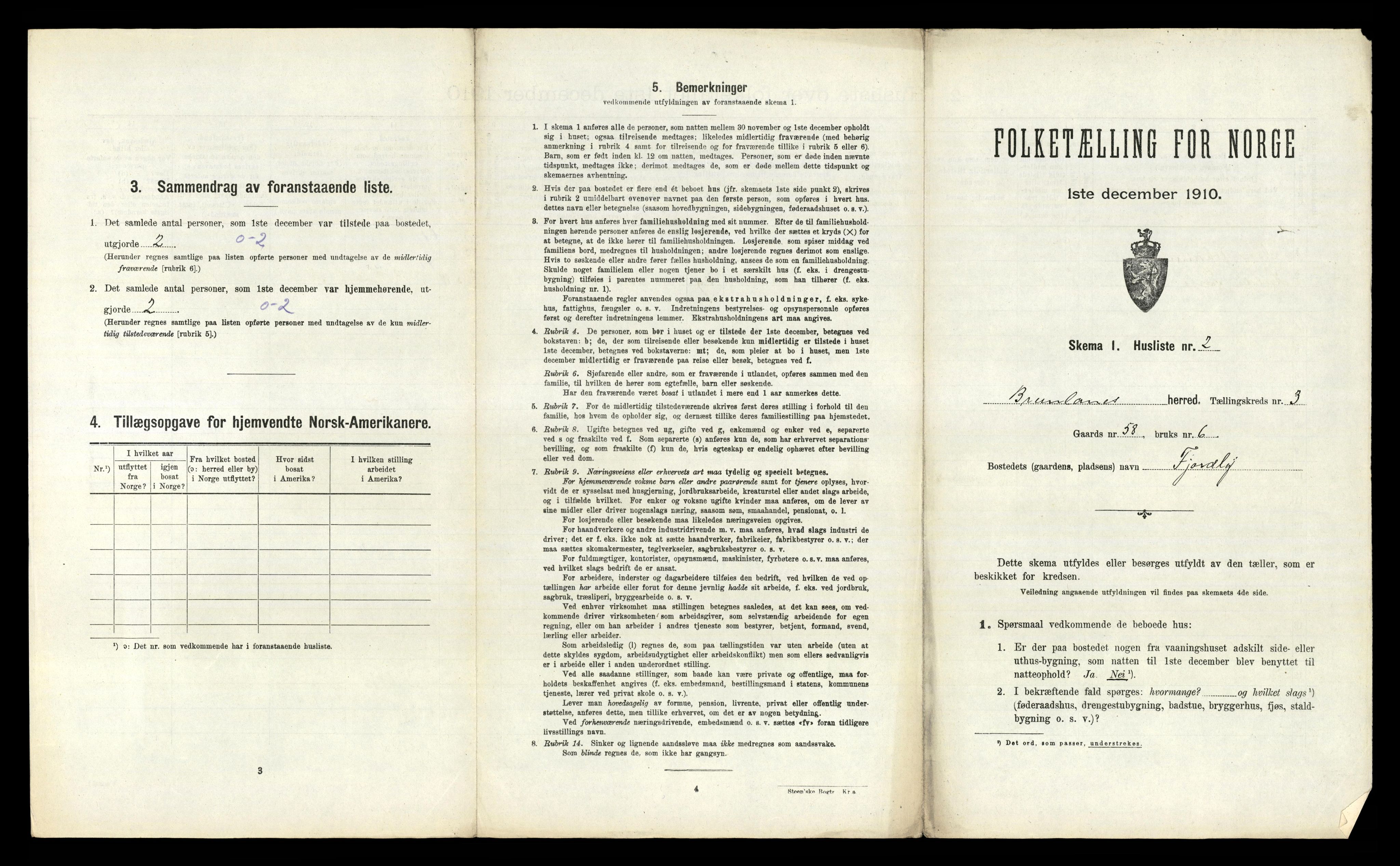 RA, Folketelling 1910 for 0726 Brunlanes herred, 1910, s. 397