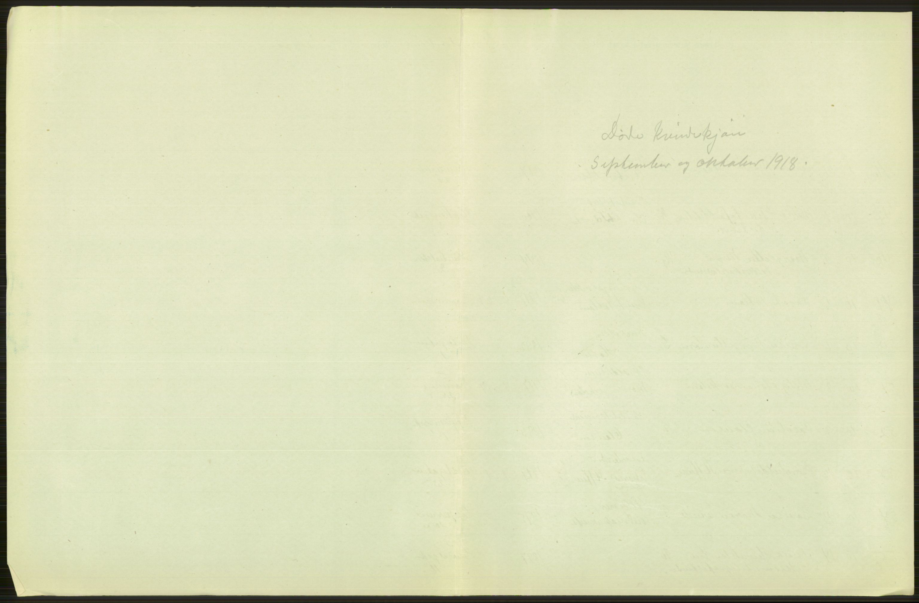 Statistisk sentralbyrå, Sosiodemografiske emner, Befolkning, AV/RA-S-2228/D/Df/Dfb/Dfbh/L0039: Bergen: Døde., 1918, s. 257