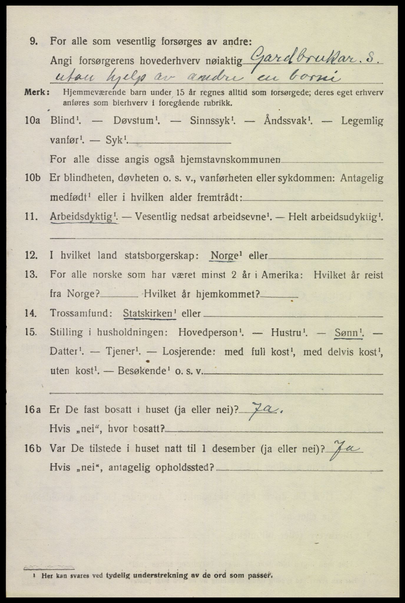 SAK, Folketelling 1920 for 1025 Grindheim herred, 1920, s. 1414