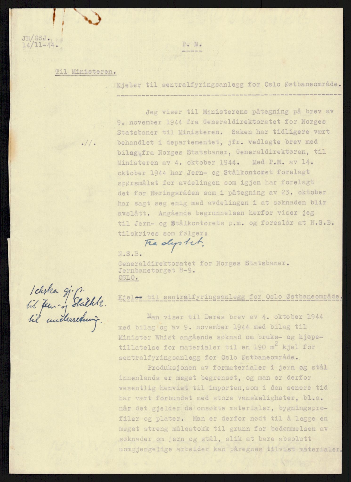 Direktoratet for industriforsyning, Sekretariatet, AV/RA-S-4153/D/Df/L0055: 9. Metallkontoret, 1940-1945, s. 77