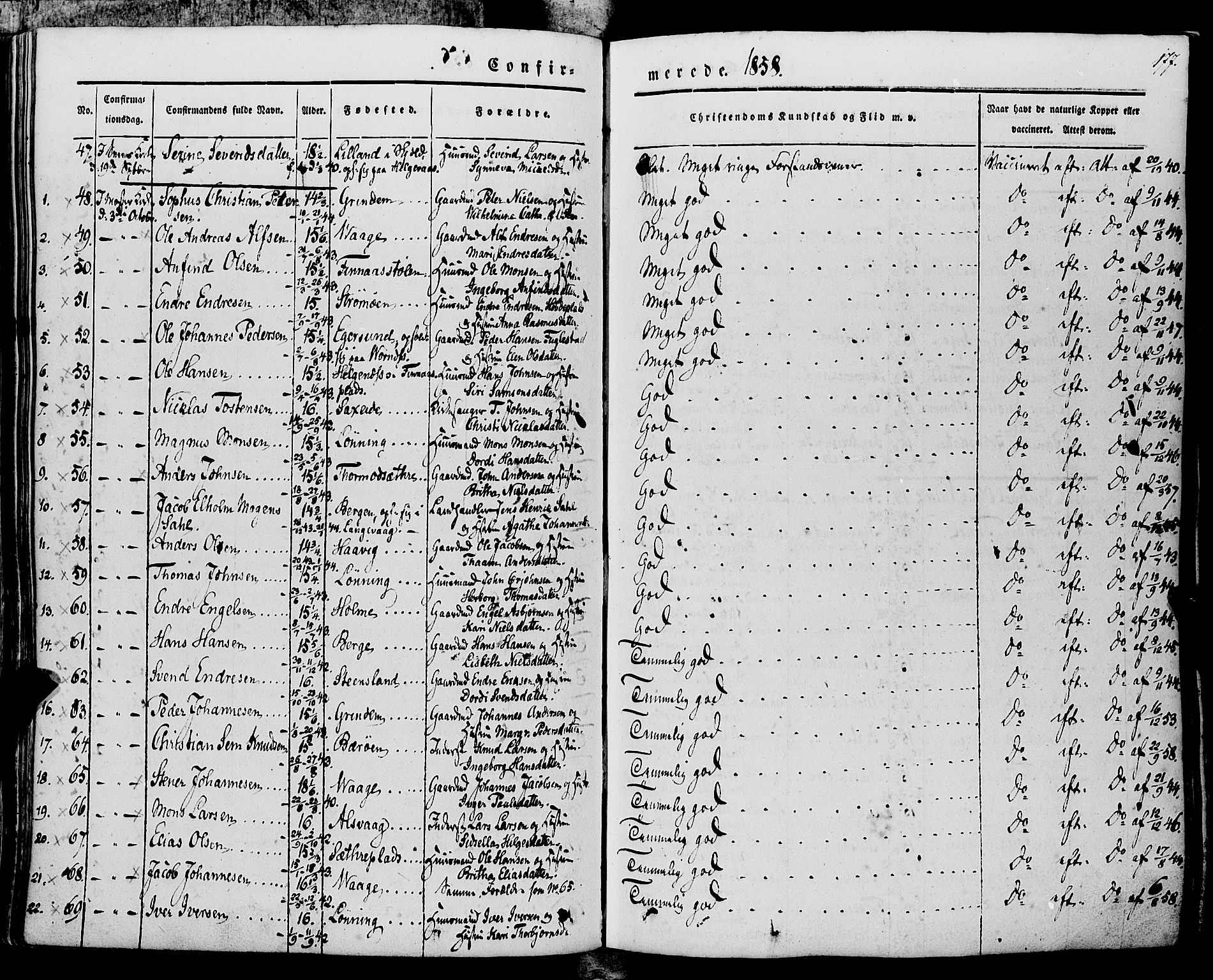 Finnås sokneprestembete, AV/SAB-A-99925/H/Ha/Haa/Haaa/L0007: Ministerialbok nr. A 7, 1850-1862, s. 177